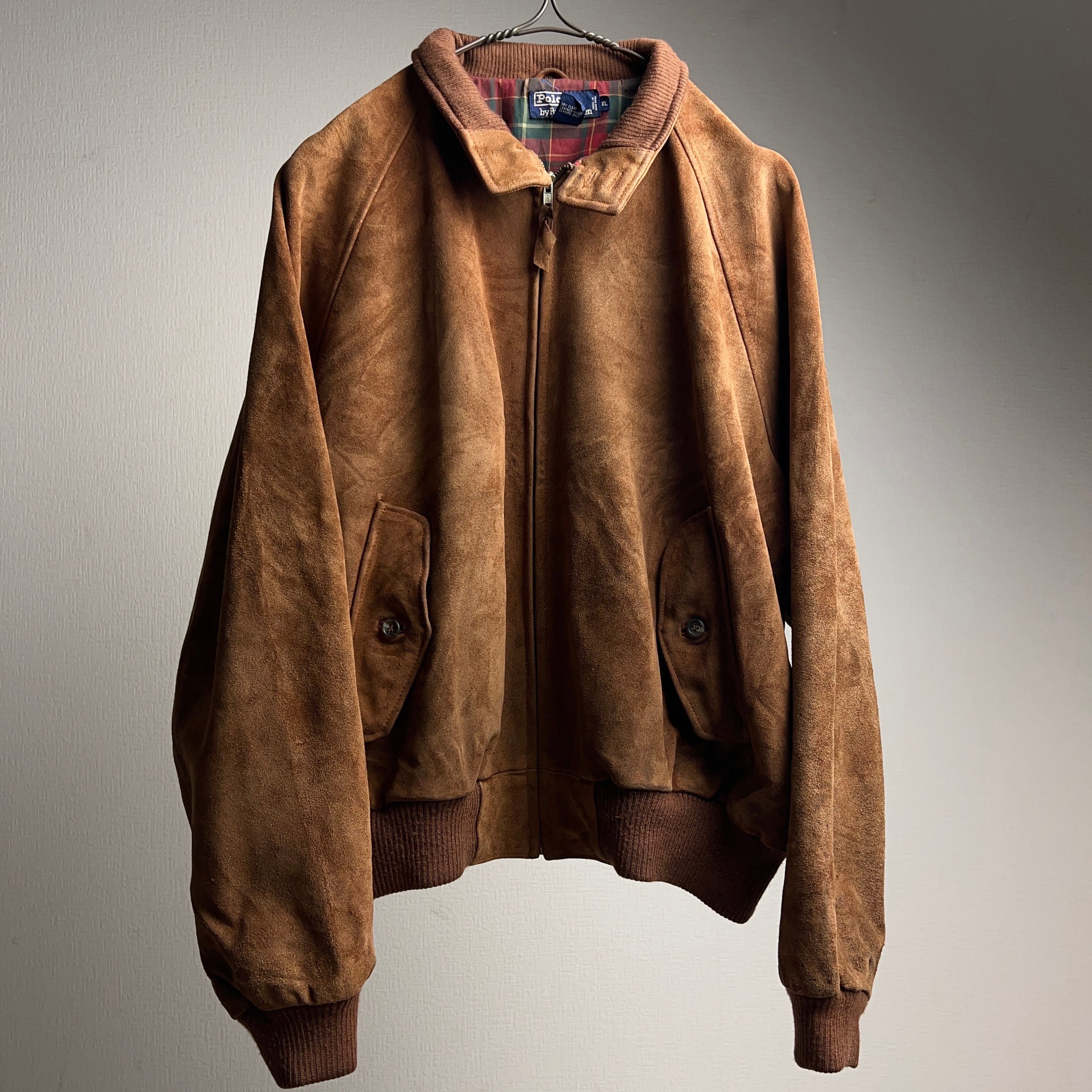 90's “Polo by Ralph Lauren” Suede Leather G9 Jacket SIZE XL 90年代