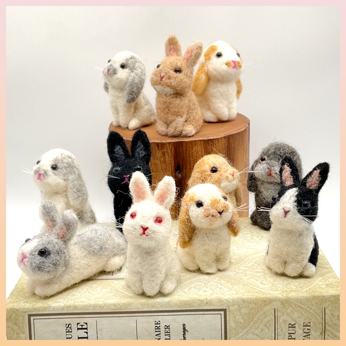 吉徳 雪うさぎ マスコット | うさぎセレクトショップ森音