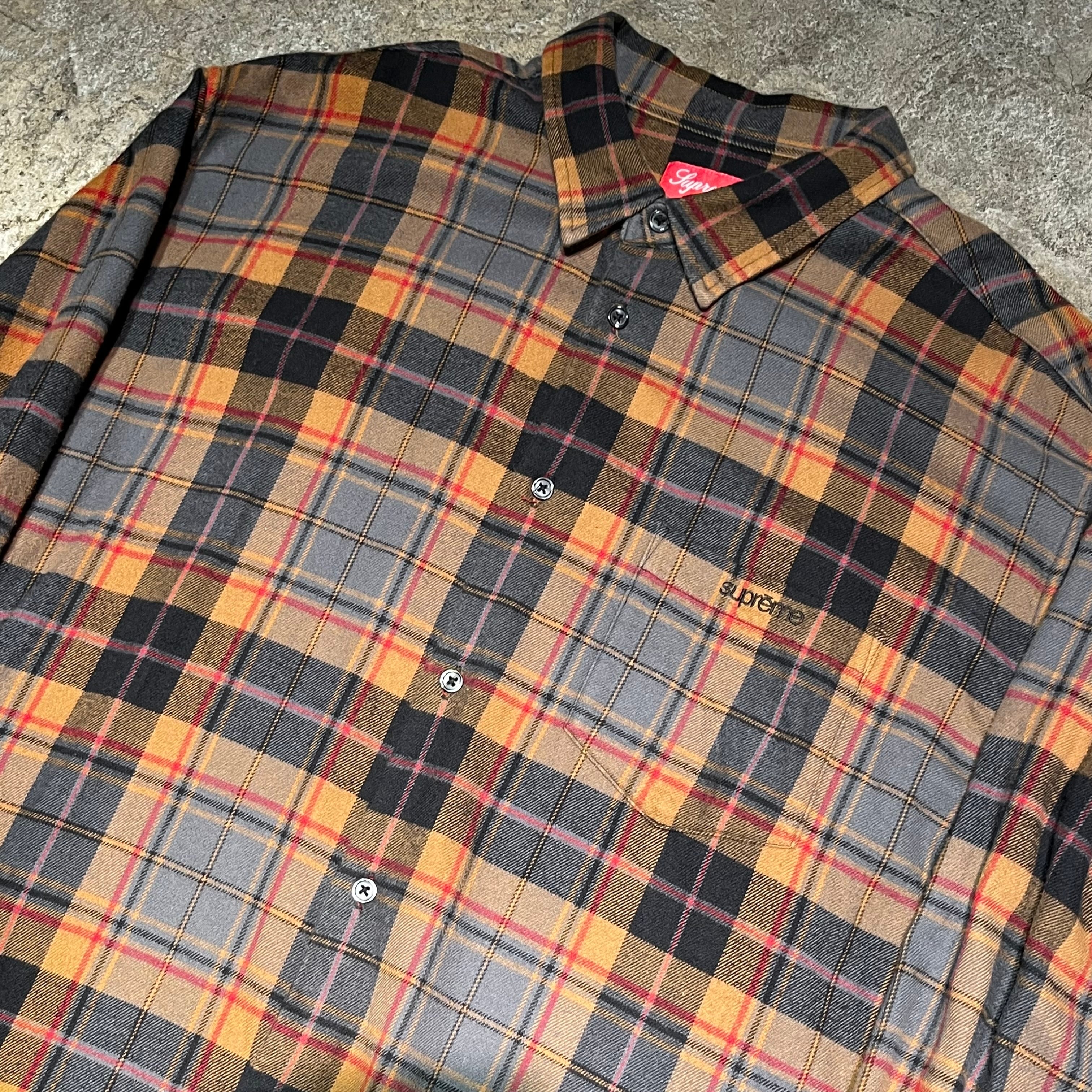 Supreme シュプリーム チェックシャツ ネルシャツ SIZE XL【表参道t
