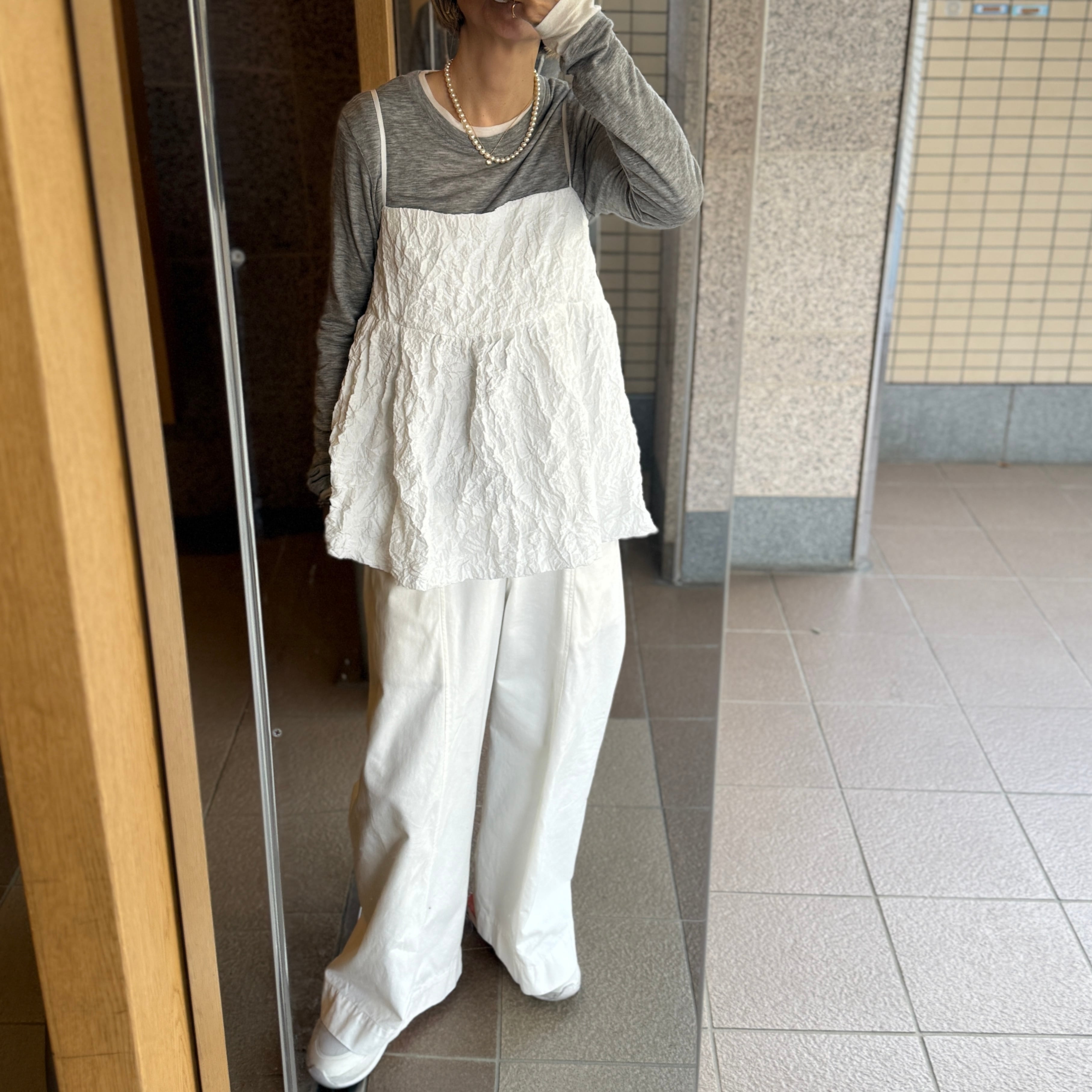 レイヤードセットプルオーバー グレー ＜Galon de OHAO＞ | 3e