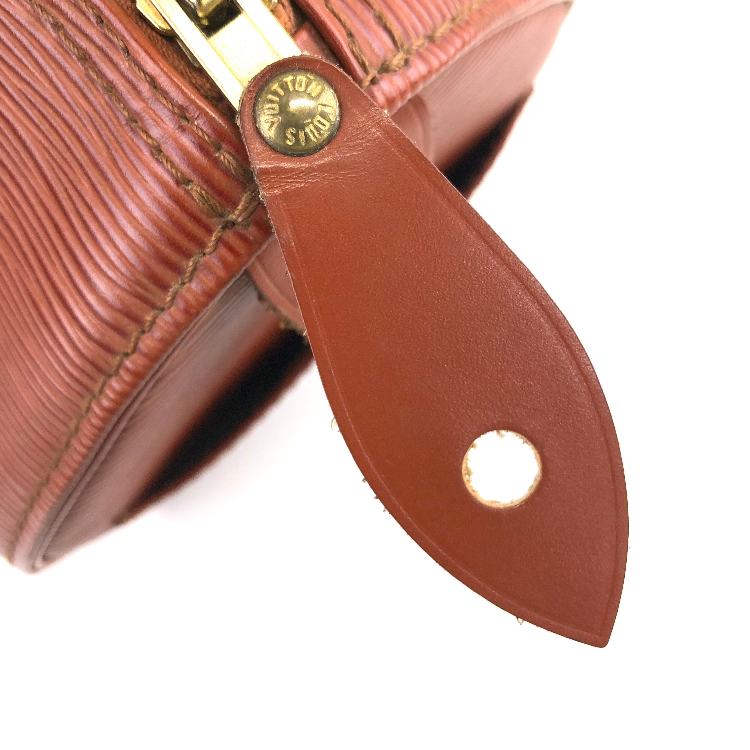 LOUIS VUITTON ルイヴィトン エピ ハンドバッグ ブラウン レザー