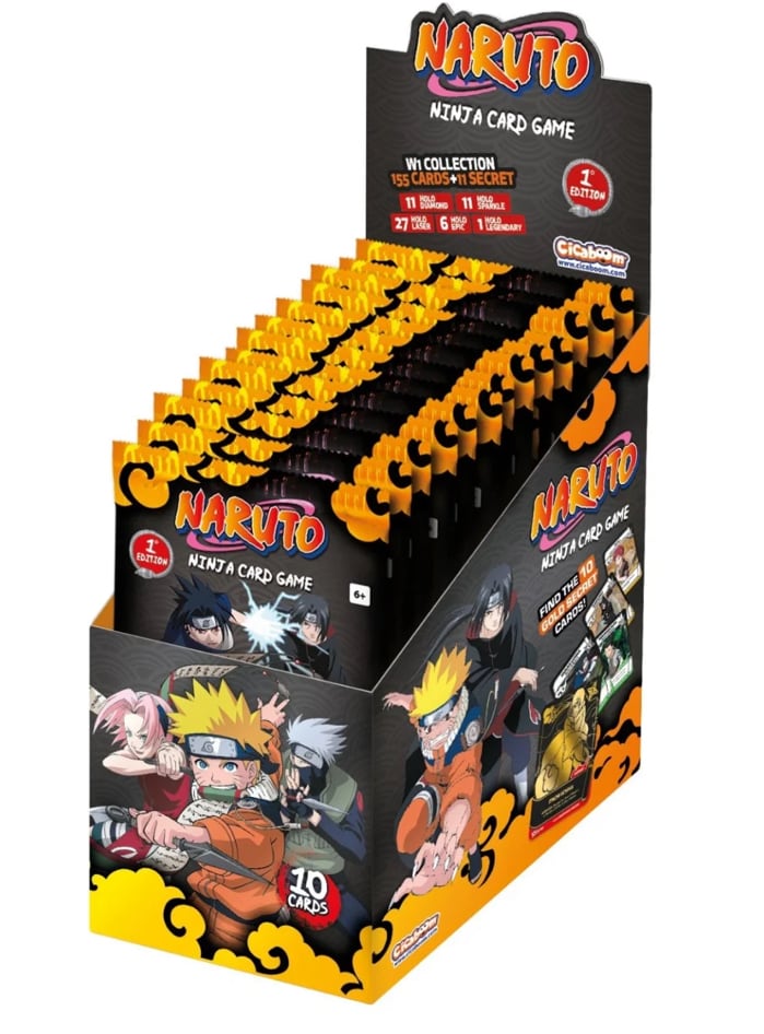 予約商品】EU限定 Naruto Ninja TCG display box 24パック入り