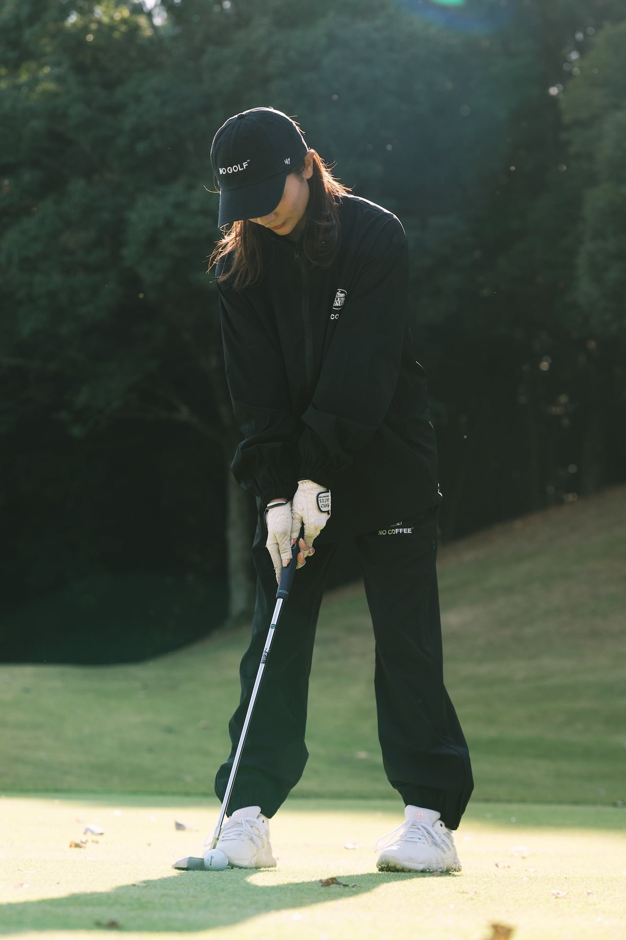 NO GOLF WINDBREAKER JACKET | NO COFFEE