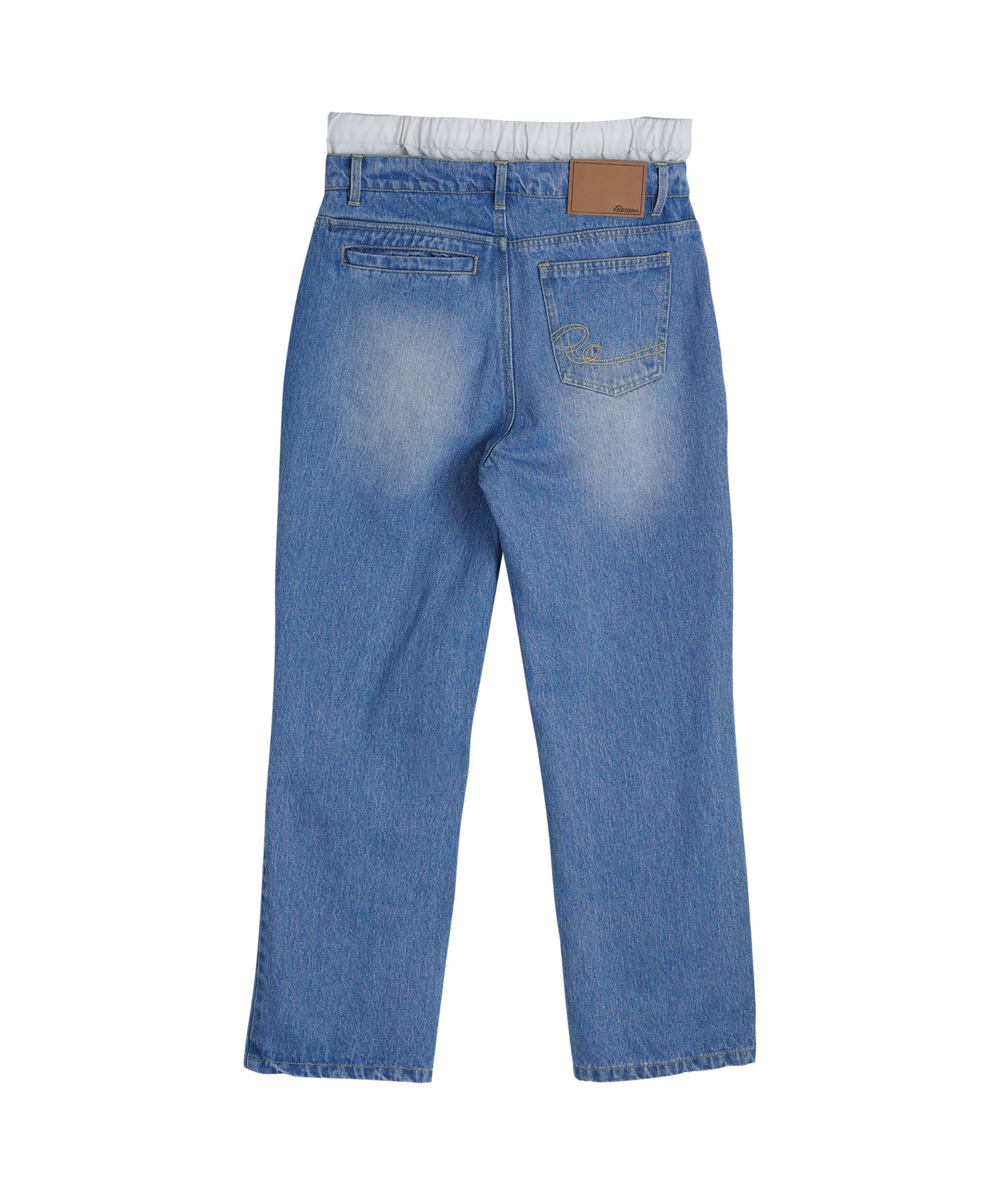 Re:room】WAIST JERSEY SWITCHING DENIM PANTS［REP275］ | #Re:room