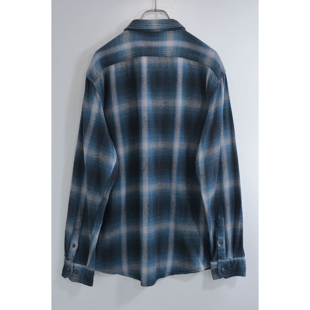 00s sonoma RN73277 オンブレチェック フランネル ワークシャツ