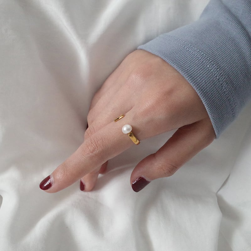パールオープンリング 10335 | Raycia