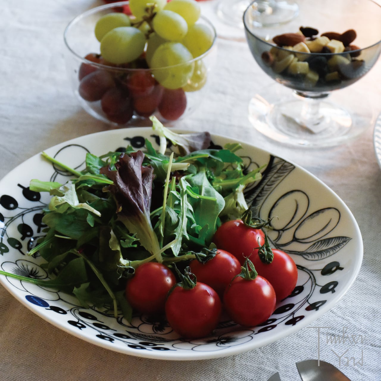 パラティッシ オーバルプレート 25cm ブラック / Paratiisi Plate Oval