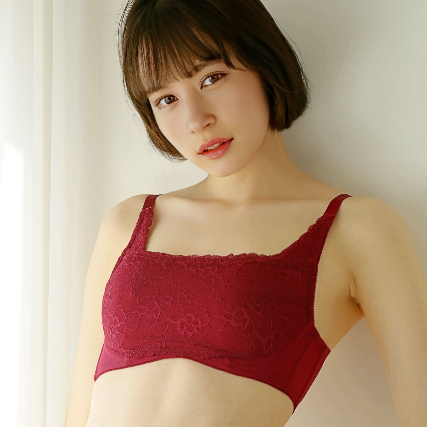 大きな胸をちいさく見せるブラ【ワイン】Palissee（パリーゼ） | Palissee