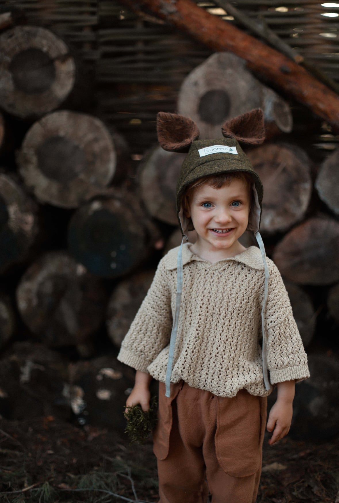即納】SHOMKA wool bonnet squirrel♡ | Moon port