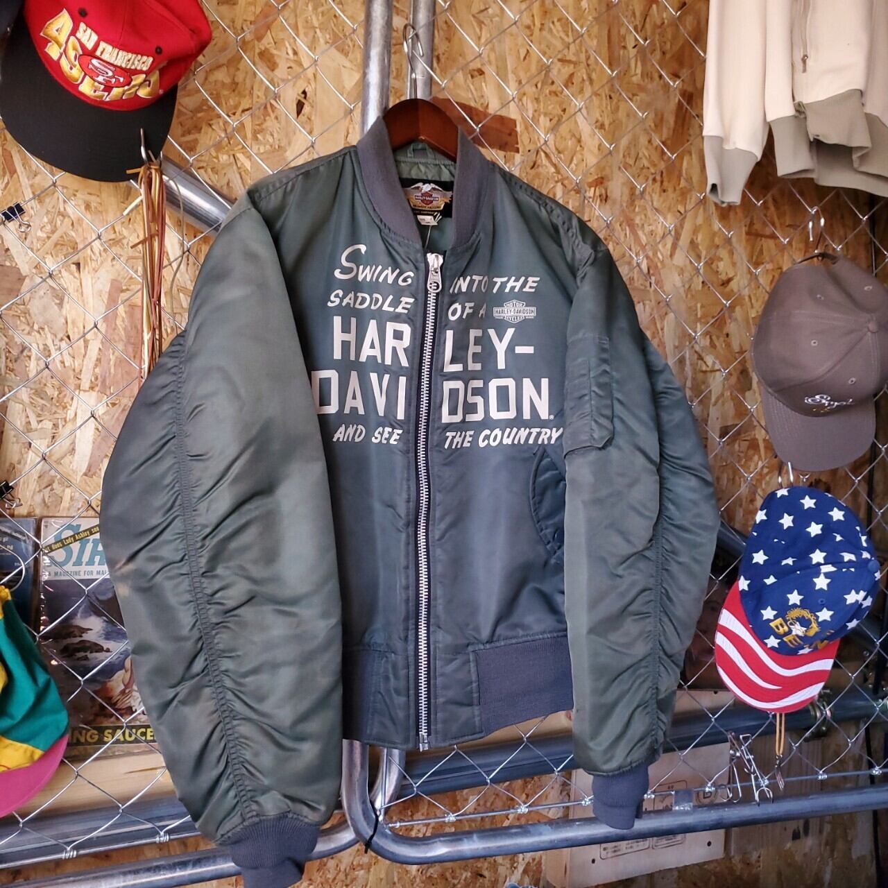 HARLEY-DAVIDSON ハーレーダビッドソン 90s ヴィンテージ MA-1