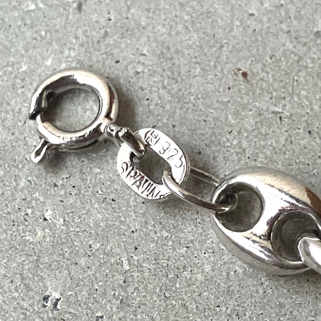 スペイン製 ユーロ ヴィンテージ アンカーチェーン ブレスレット