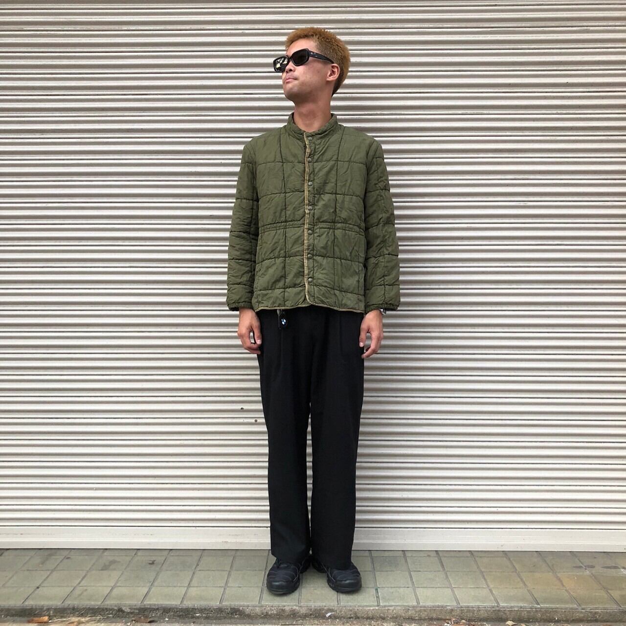 貴重 50s フランス軍 実物 中綿 キルティング ライナー ジャケット 2