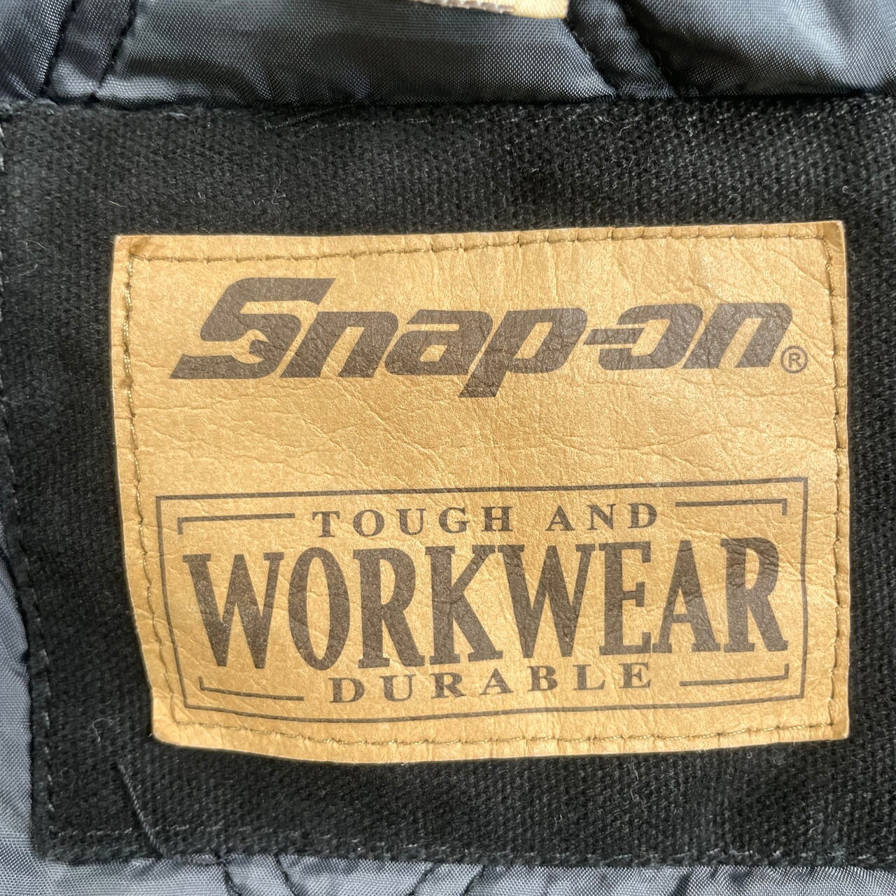 Snap-on スナップオン 企業ロゴ刺繍 ダック地 ワークジャケット