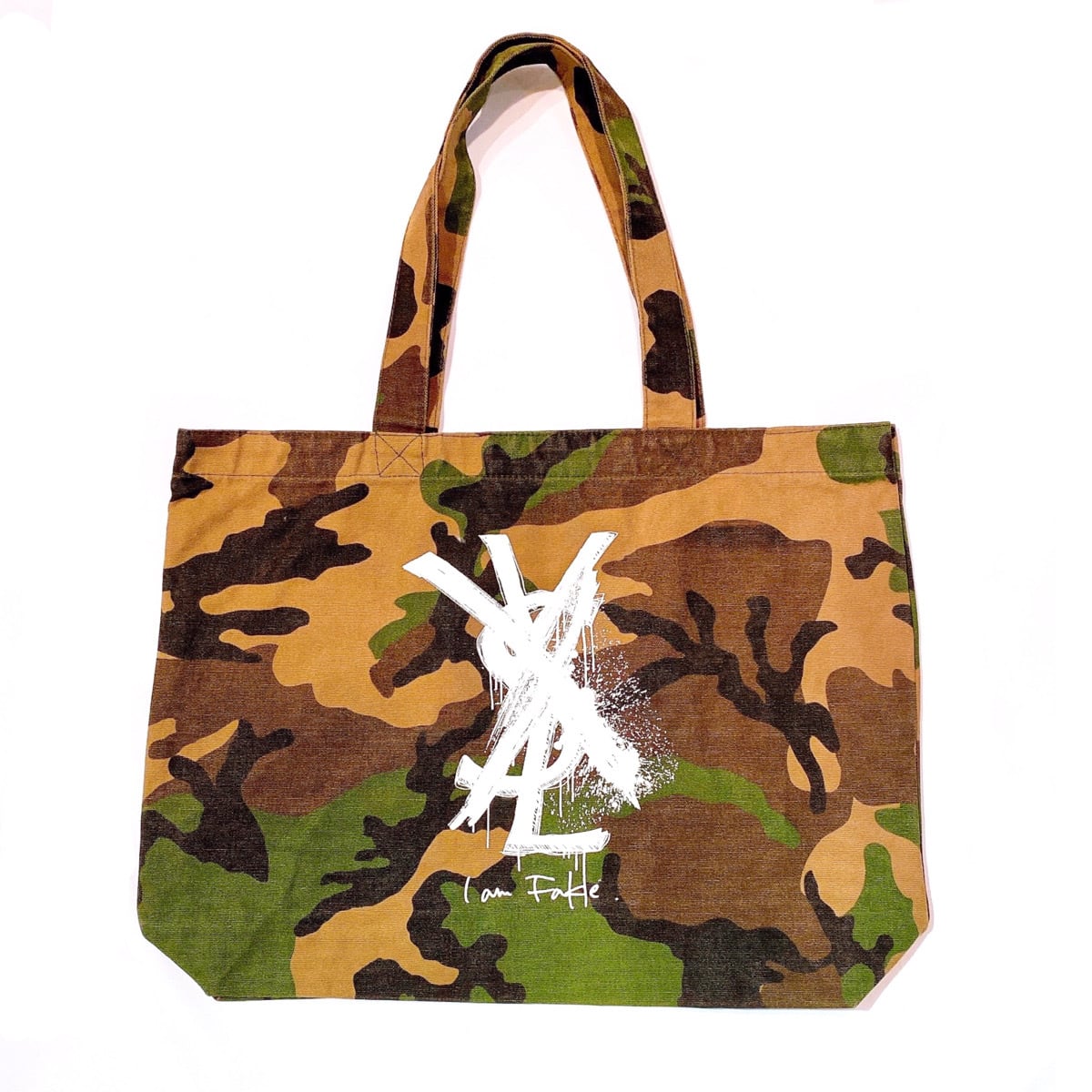 Kare/MEカーミー】カモフラージュトートバッグ 大きめ フェイク