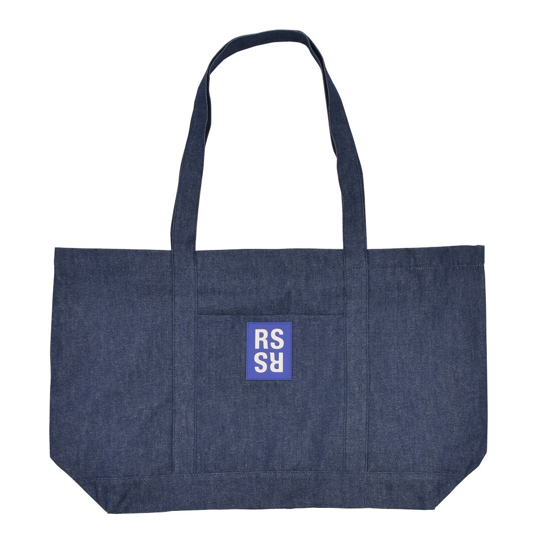 Raf Simons Oversized denim tote bag DARK NAVY | AYIN