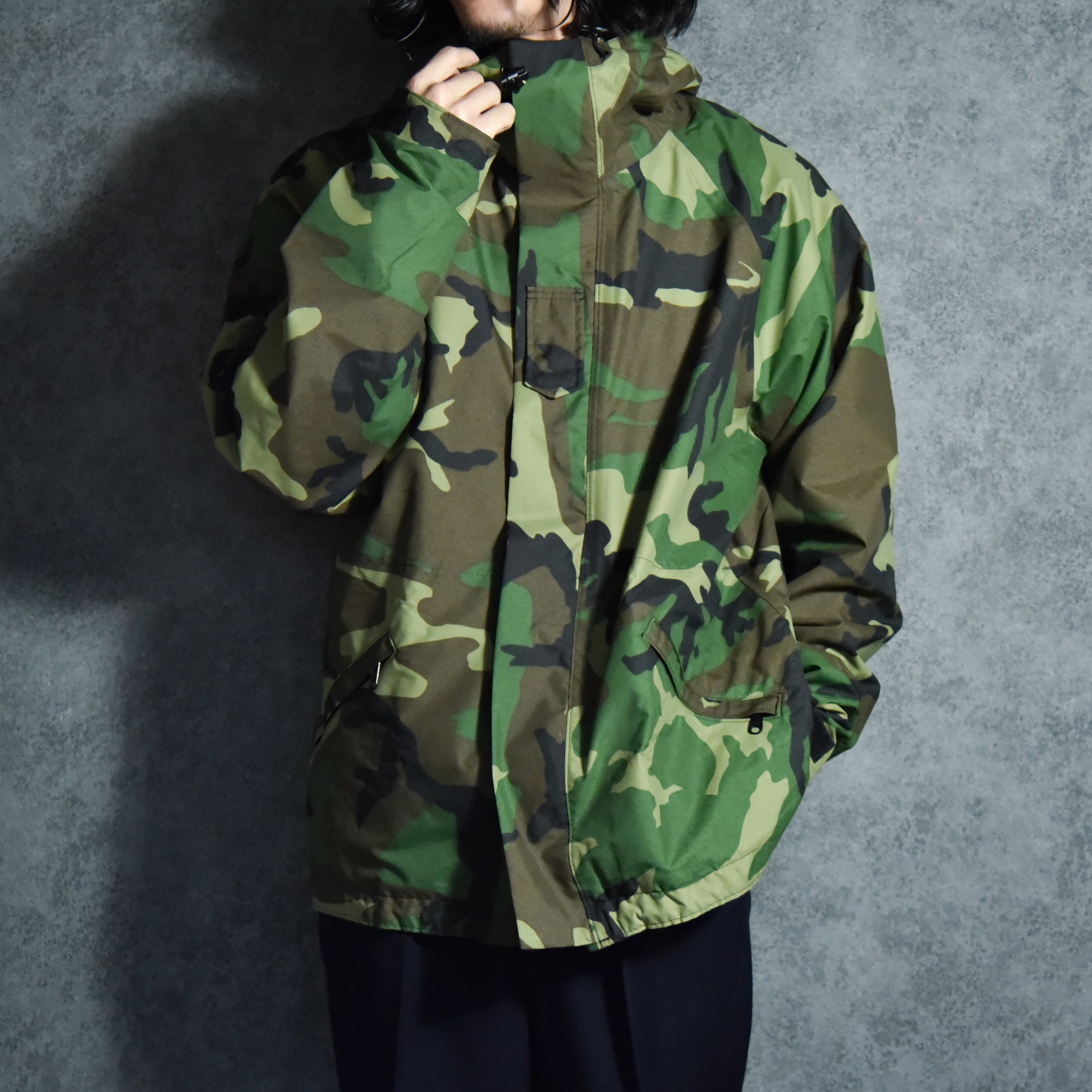 DEAD STOCK】80-90s GORE-TEX Reversible Jacket LOG HOUSE DESIGN