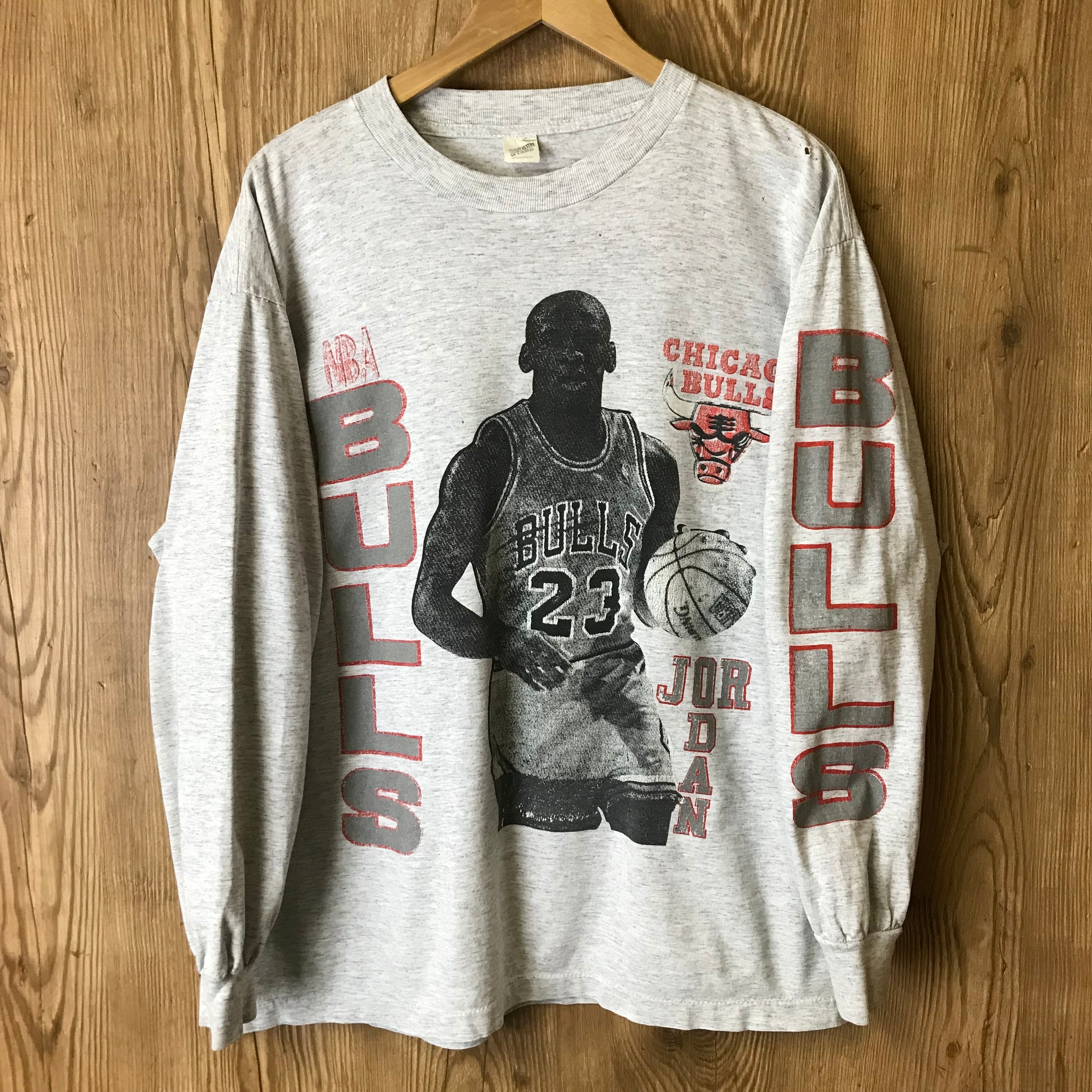 BOOTLEG 90s VINTAGE 袖プリント CHICAGO BULLS マイケルジョーダン
