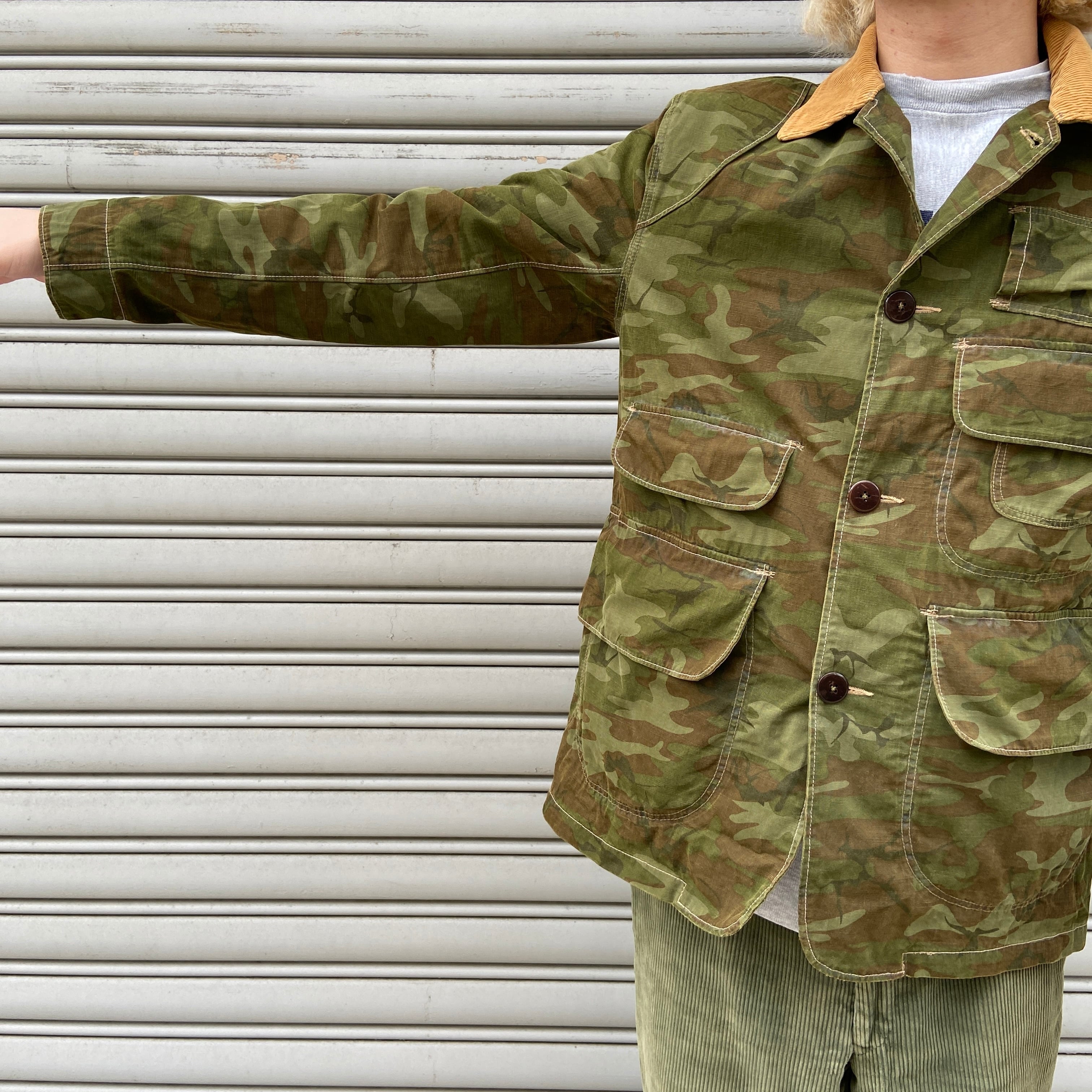 RalphLauren カモフラ柄ハンティングジャケット 迷彩柄 S ラルフ