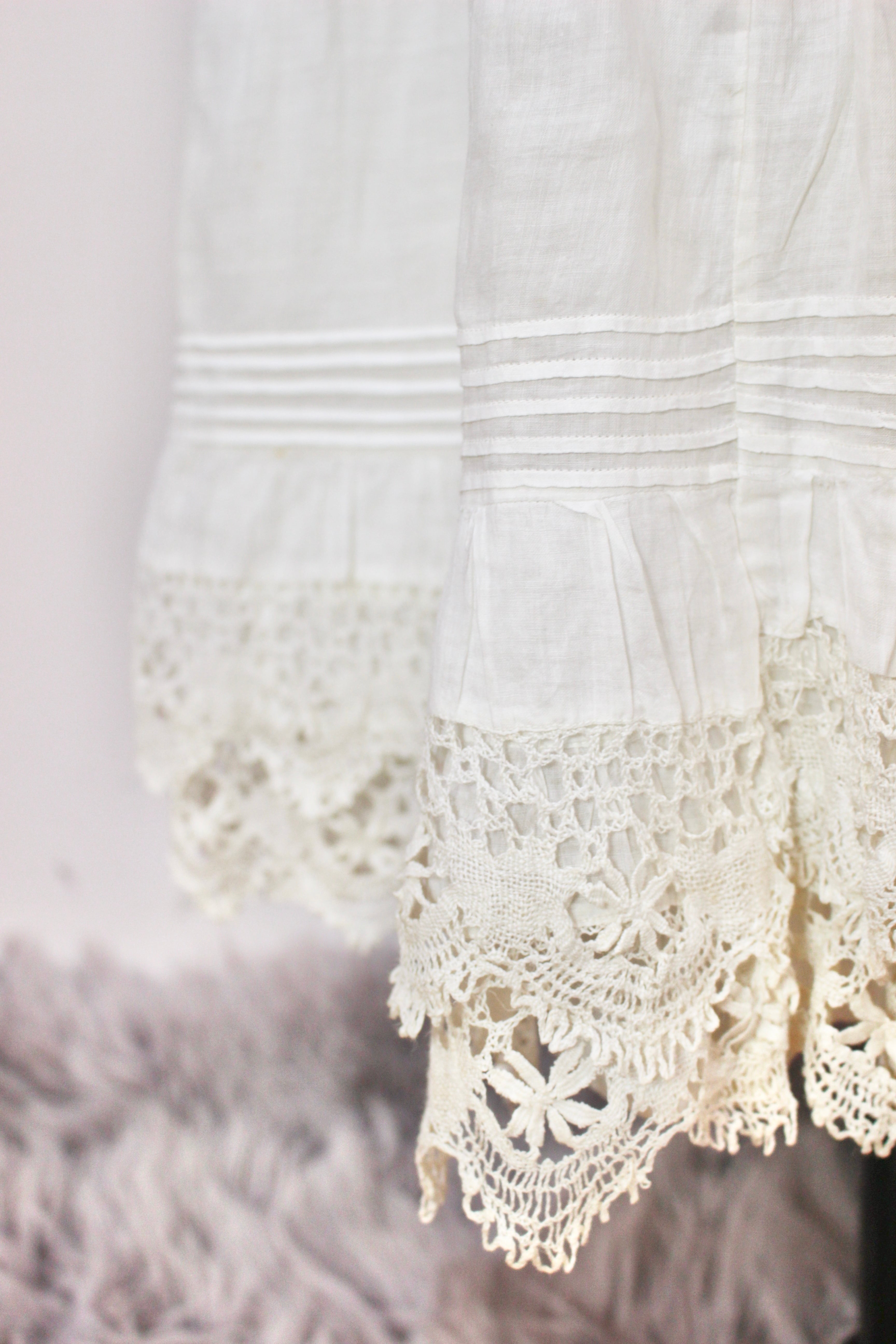 アンティークレースロングスカート | lila