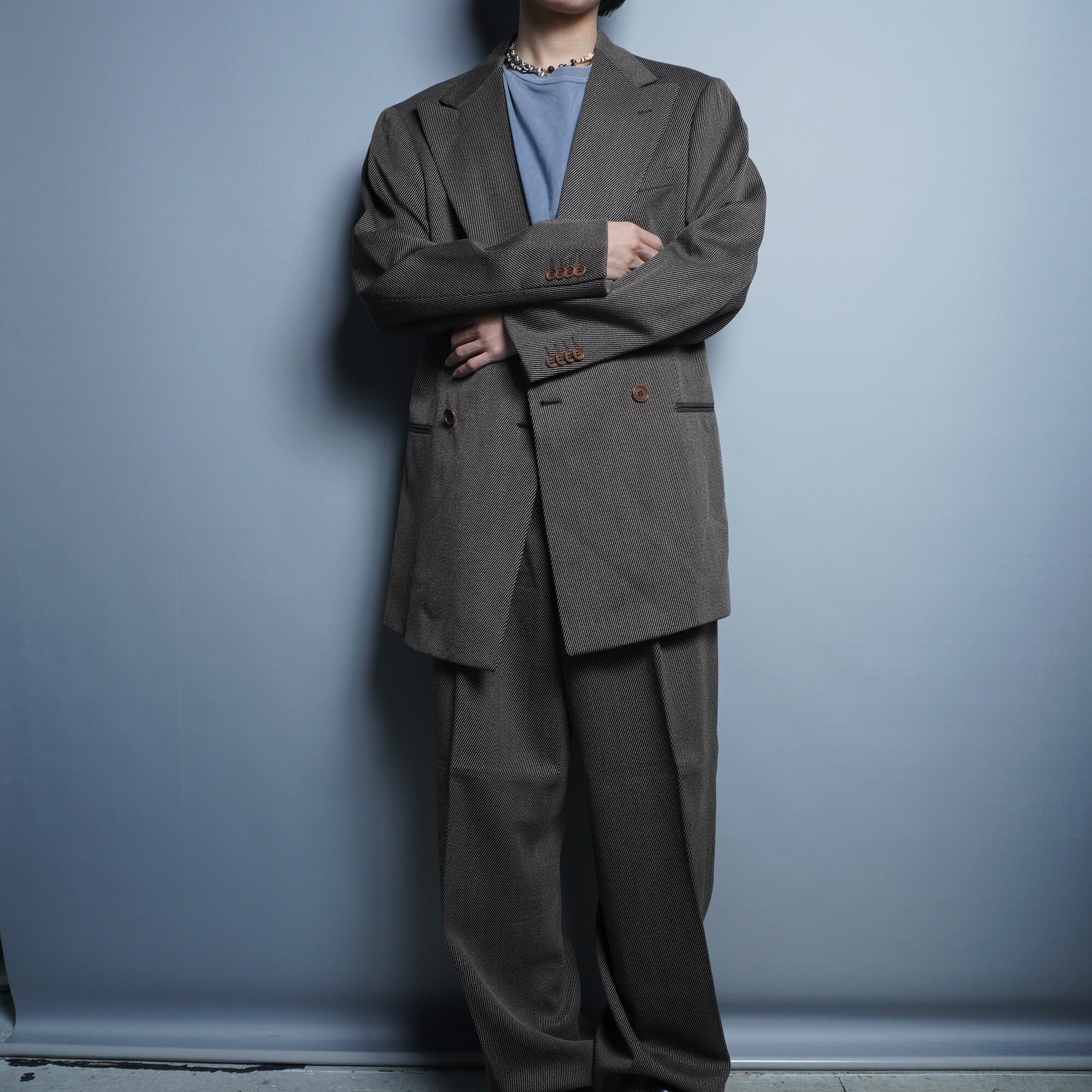 GIORGIO ARMANI】ジョルジオアルマーニ ピュアヴァージンウール ダブル