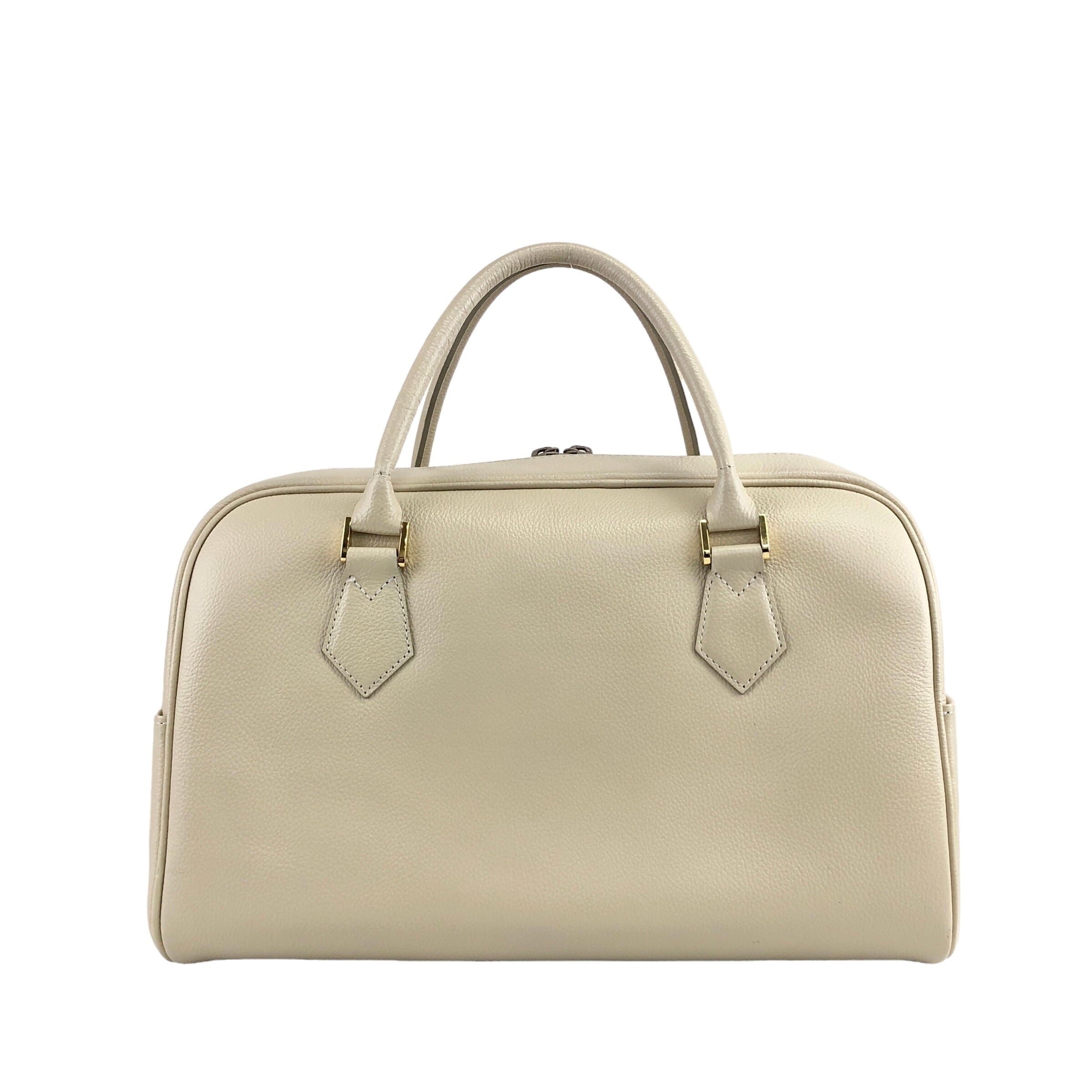 Yves Saint Laurent イヴ・サンローラン ボストンバッグ ベージュ YSL