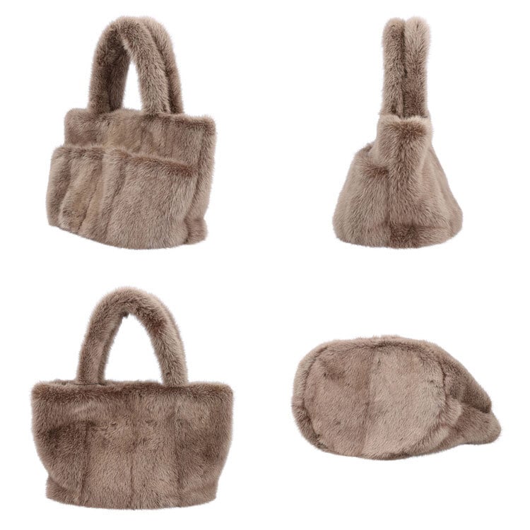 バッグ ファー リアルファー 日本製 ミンク トートバッグ ハンドバッグ