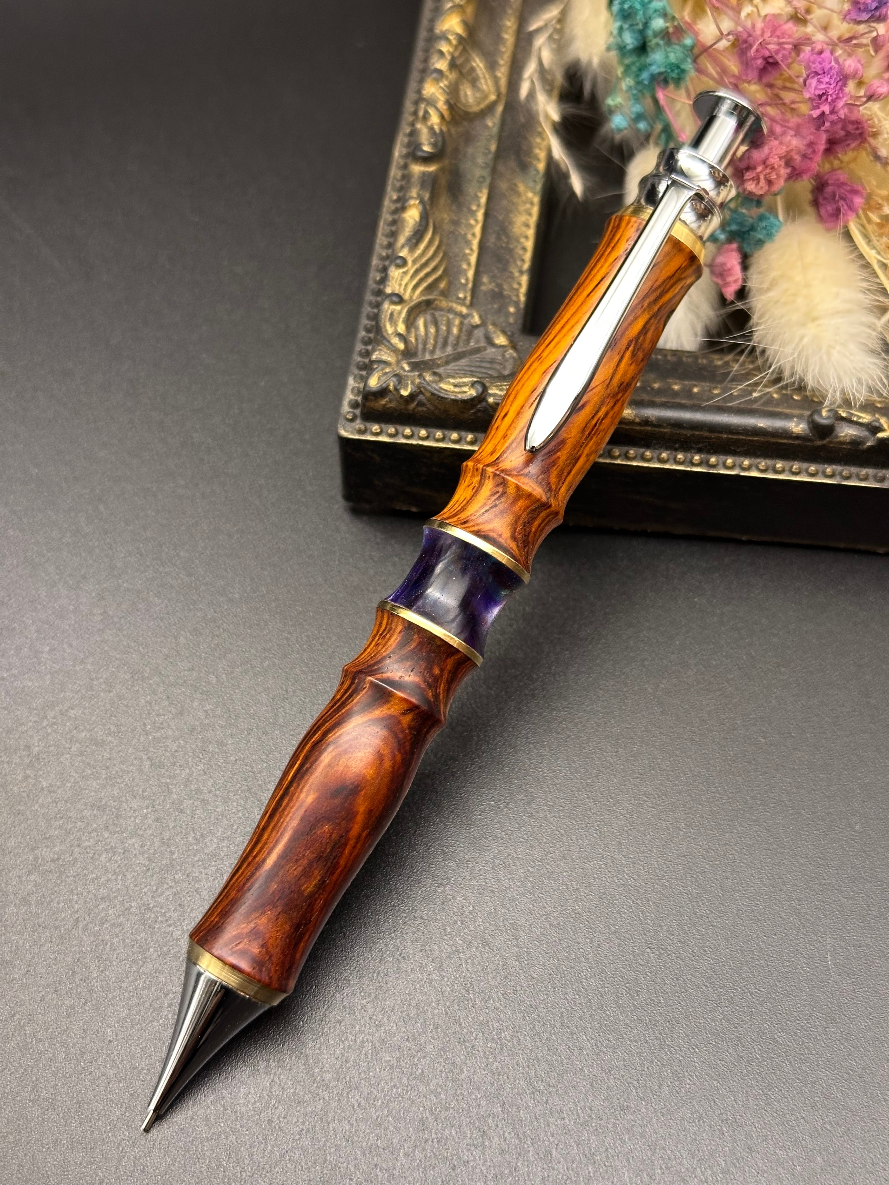 ハワイアンコア(極上)カーリースポルテッド/細軸シャープペン