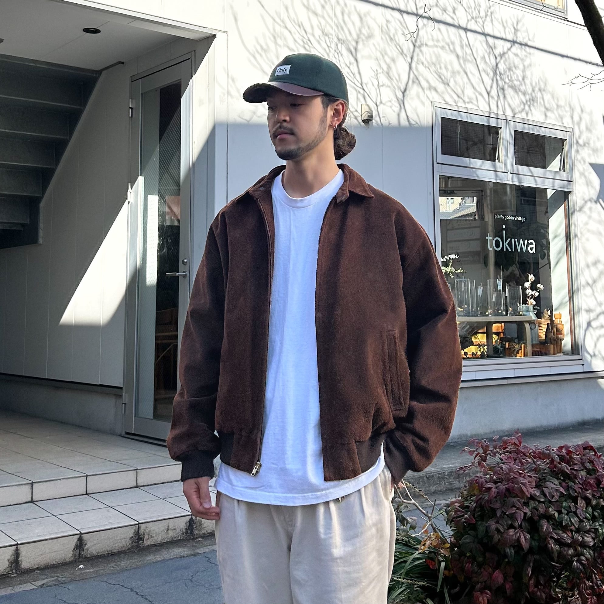 90's Polo Ralph Lauren Suede Swing Top L / ポロ・ラルフローレン