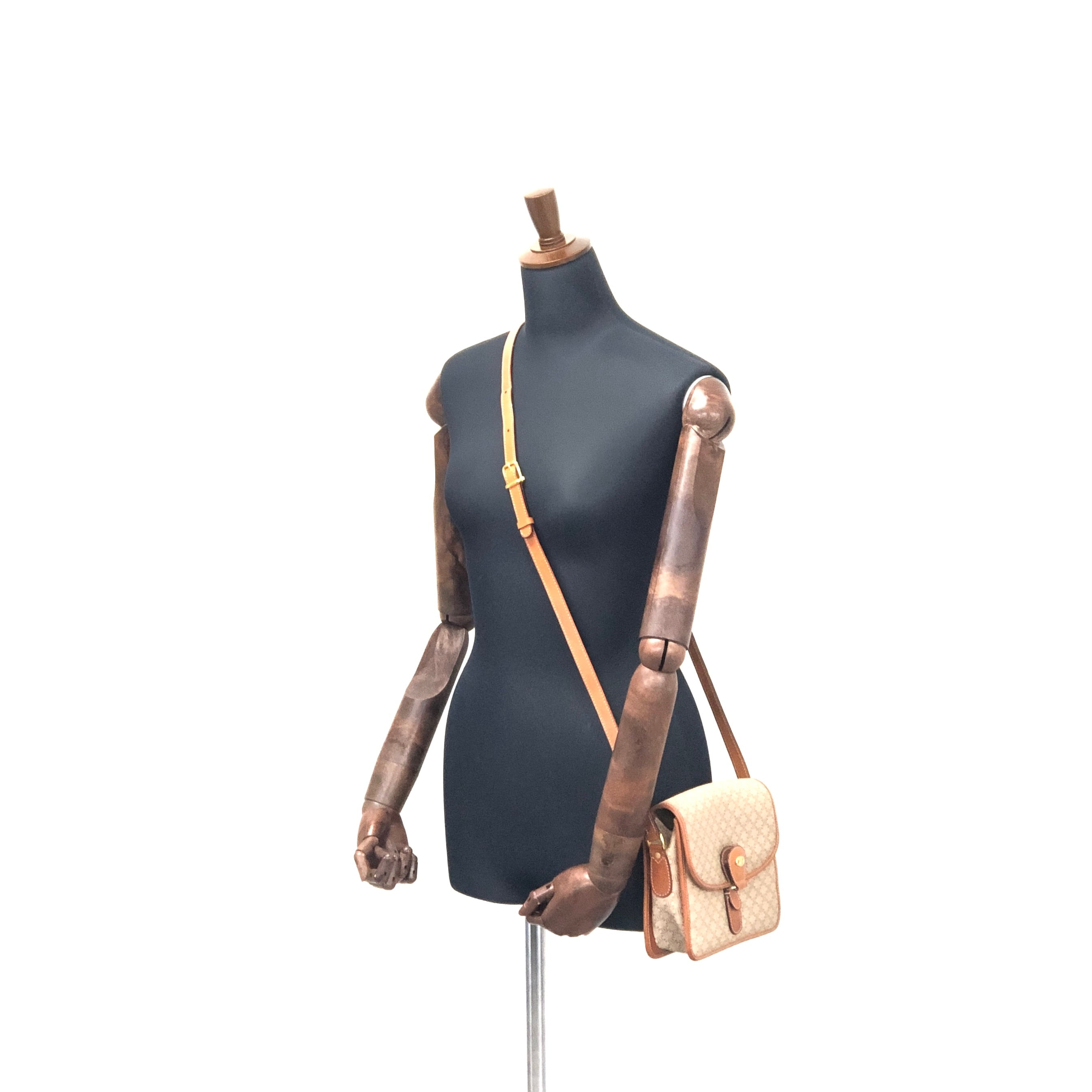 CELINE セリーヌ マカダム トリオンフ ポシェット スクエア ショルダー