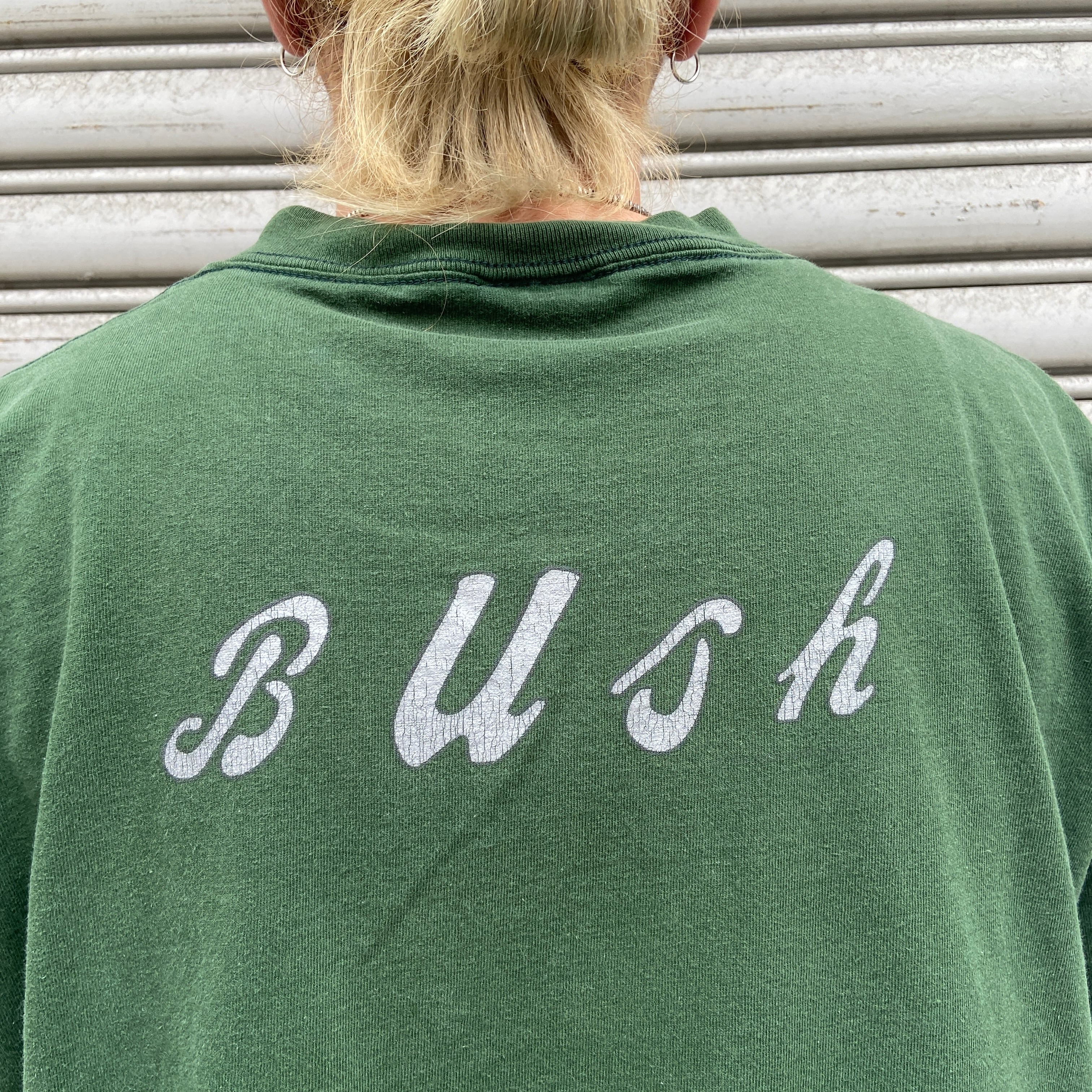 90s BUSHブッシュ フォトプリントTシャツ バンド XL TULTEX | 古着屋 Uan
