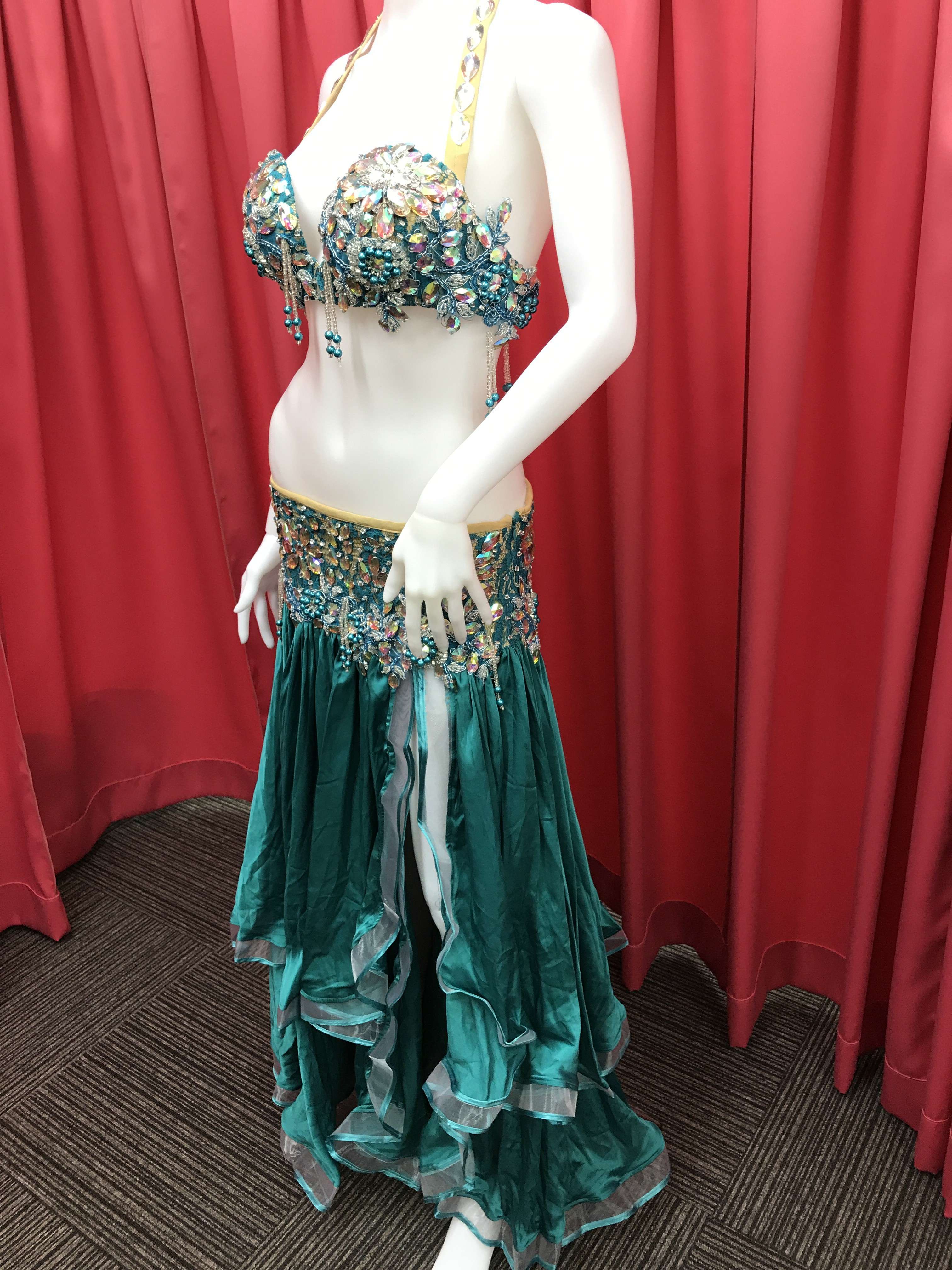 エジプト製衣装 ミント MH0002 | shukran（シュクラン）ベリーダンス