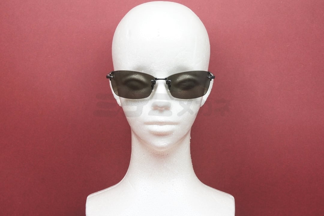 POLICE 偏光 サングラス SPLQ06J COL.627P 60サイズ スクエア ツーポ