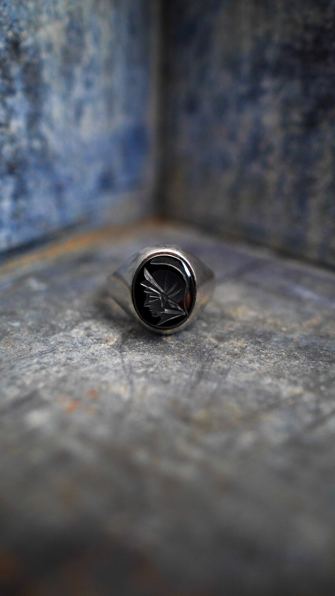 1976】U.K. VINTAGE シルバー ソルジャー シグネット リング