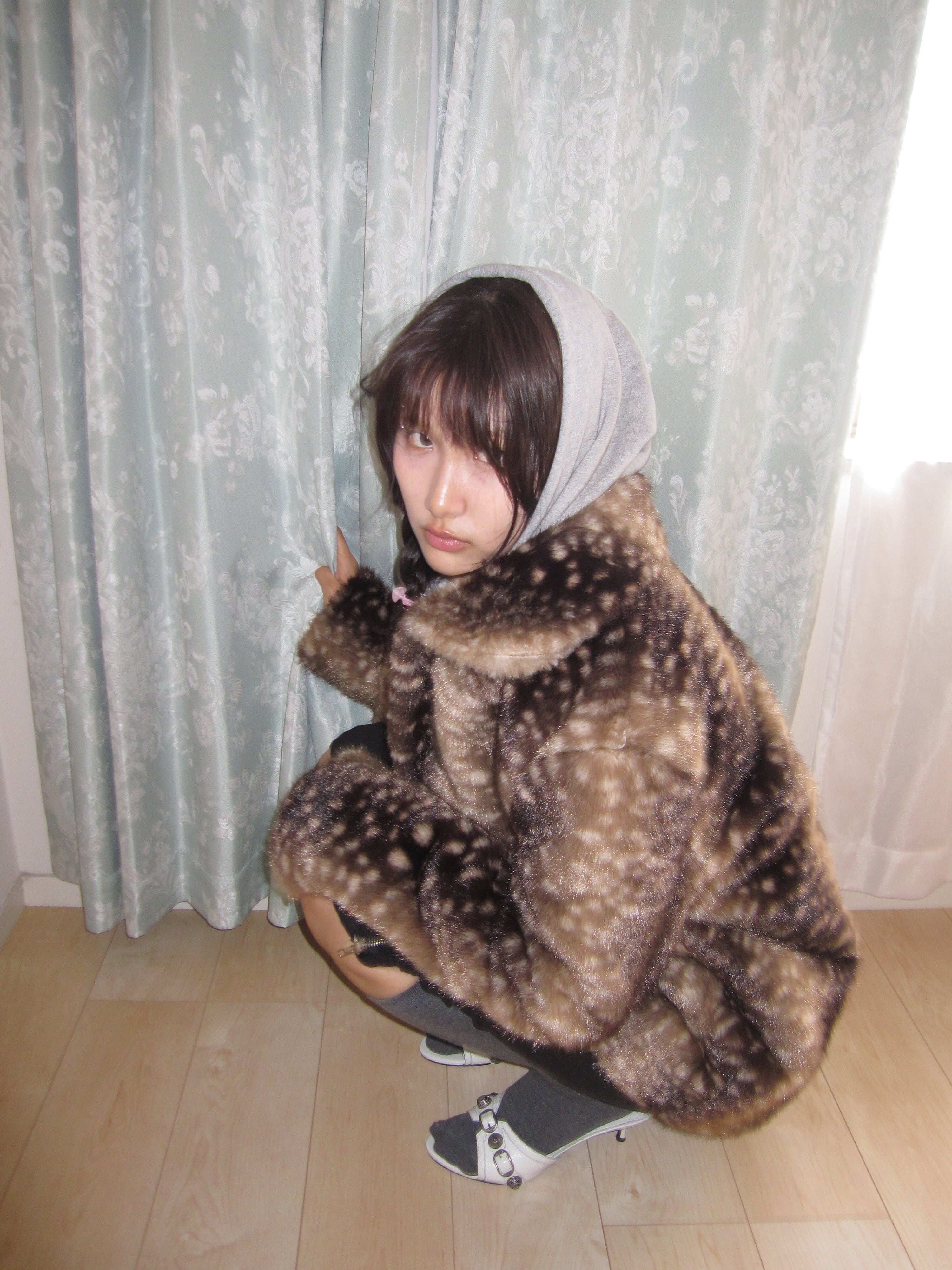 Bambi Fur Jacket brown | n.k atelier