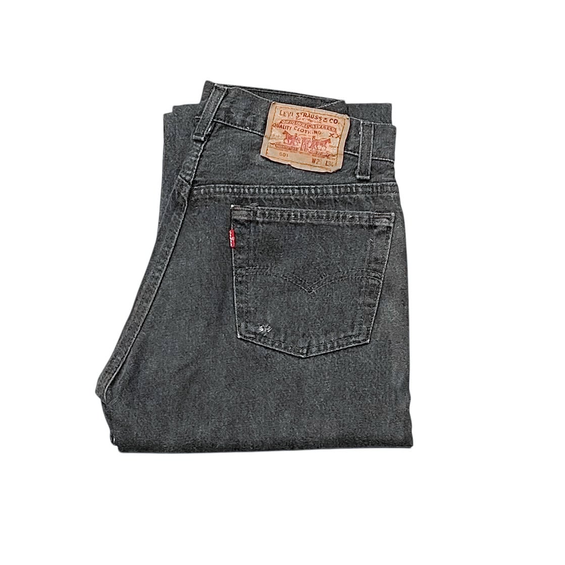 90's USA製 Levi's 501 先染め Black Denim Pants W29 / リーバイス