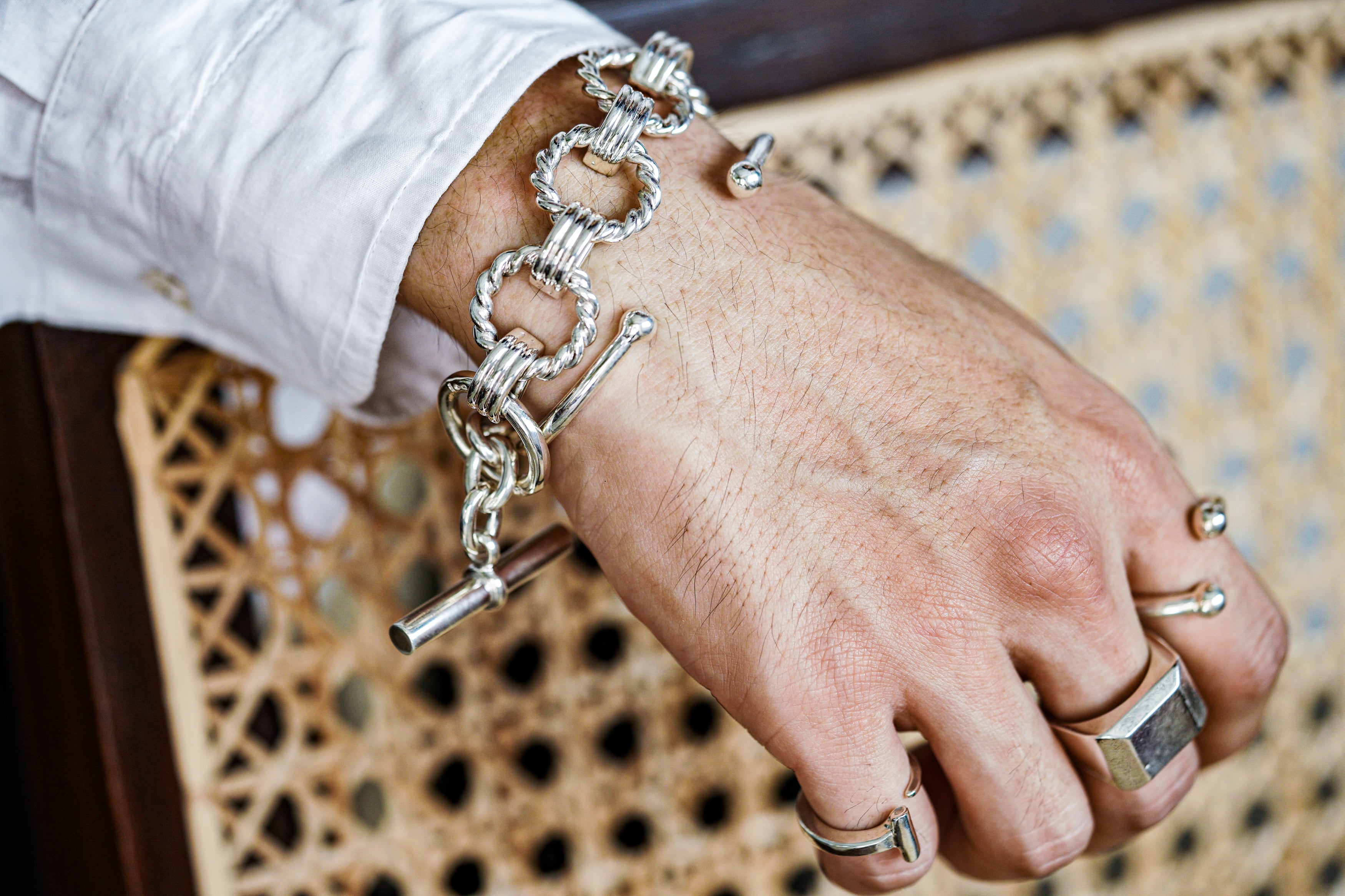 R-057 WAKUGI【和クギ】 ring S | WAKAN SILVER SMITH online store