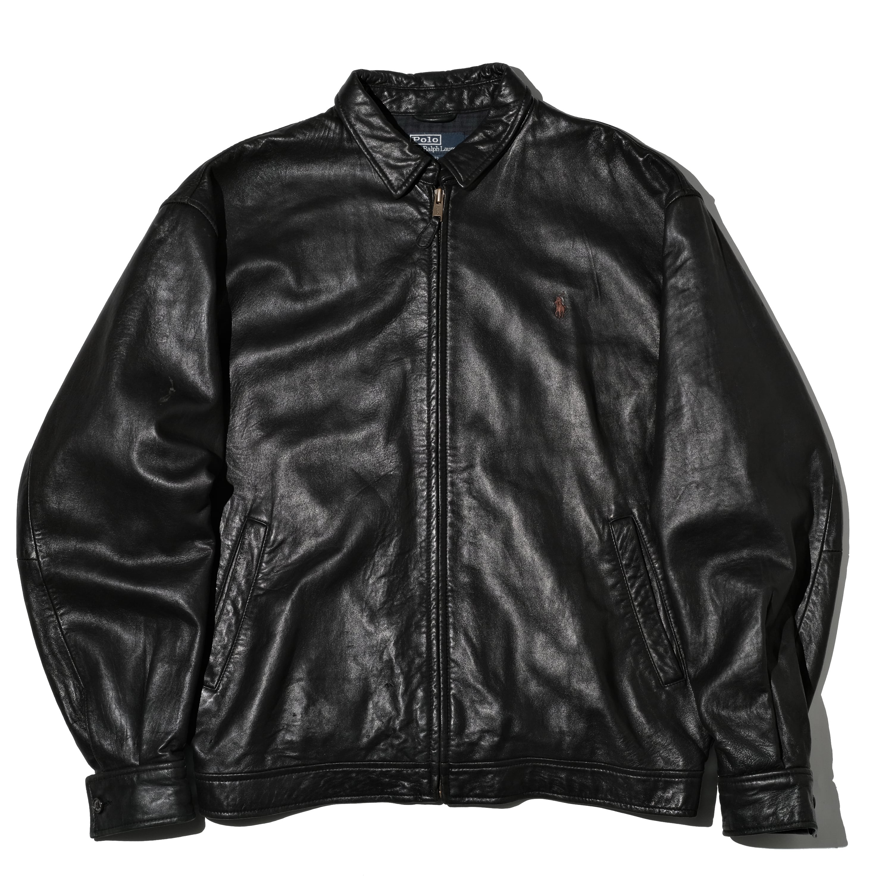 Polo by Ralph Lauren leather drizzler jacket [L] | goodbuy used