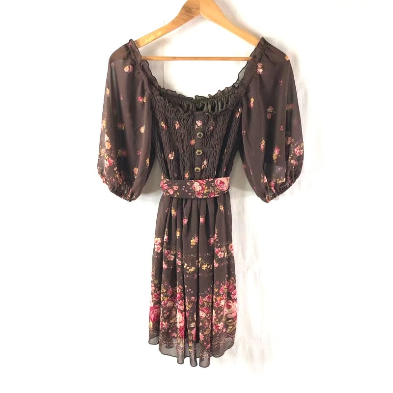 リズリサ LIZ LISA 10th ANNIVERSARY チュニック 花柄 シャーリング