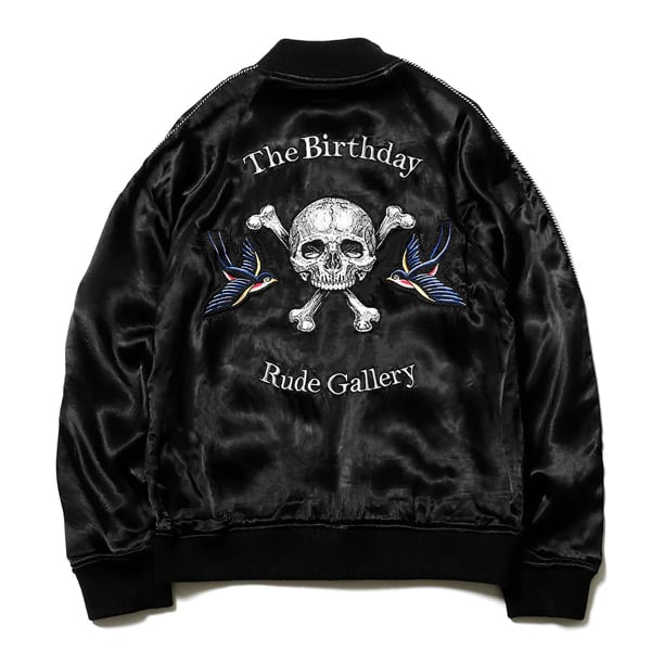 RUDE GALLERY】ルードギャラリー SKULL＆SWALLOW SOUVENIR JACKET