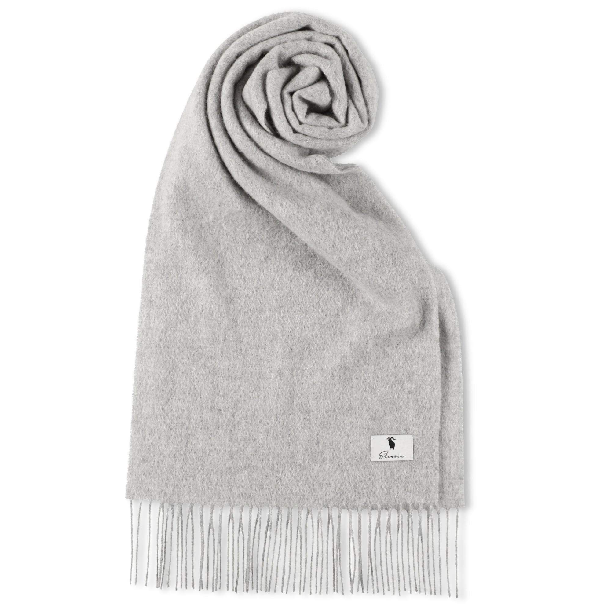 カシミアストール カシミヤマフラー カシミヤ100% リエンダ ELENORE Elensia】カシミヤ100％マフラー <ブラック> | Elensia (エレンシア