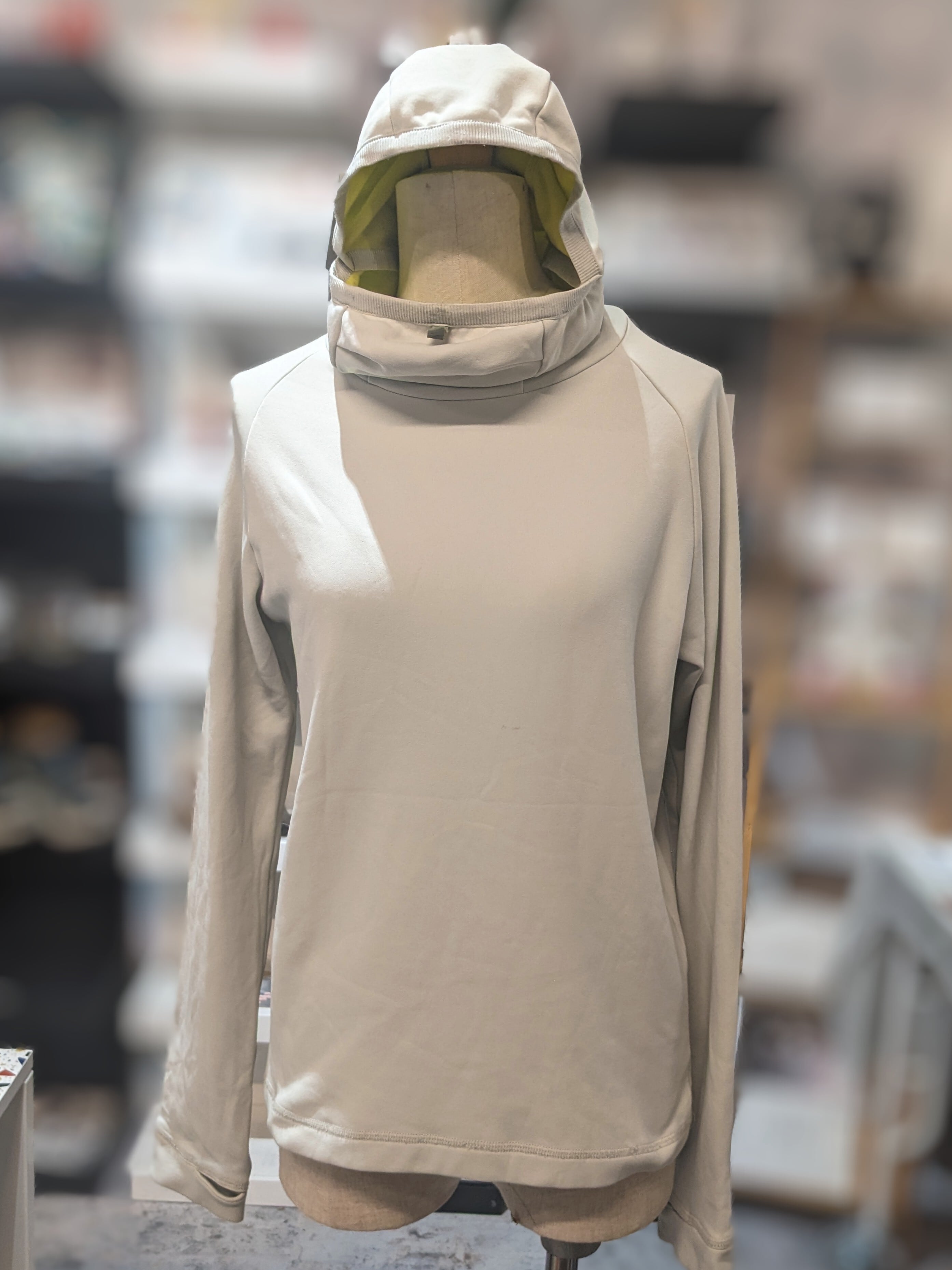 フルフェイスパーカー WHITE/ YELLOW S SIZE CCP 美品 | 風と地の吾