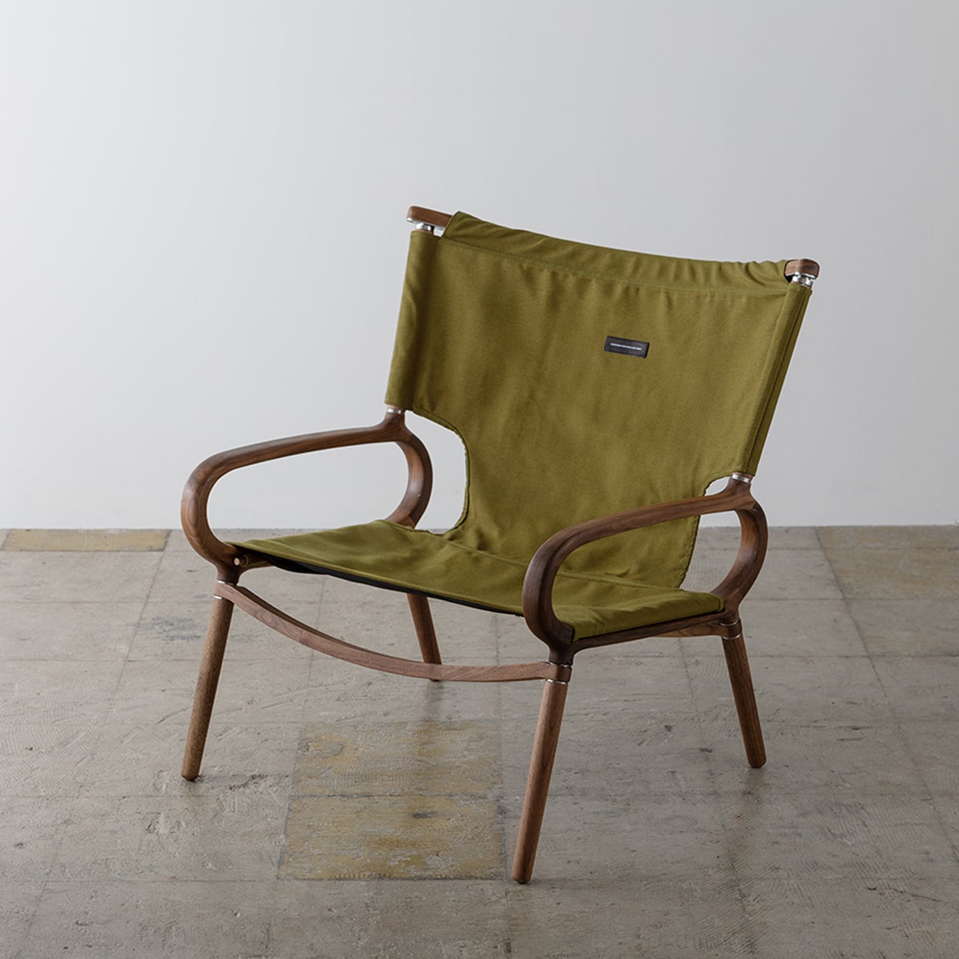 グランドチェア ウォルナット キャンバス オリーブ/ブラック Grand