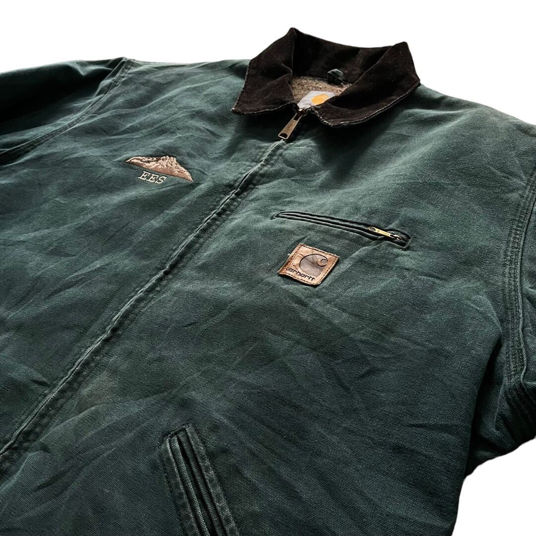 90s USA製 Carhartt カーハート デトロイトジャケット グリーン | Rico