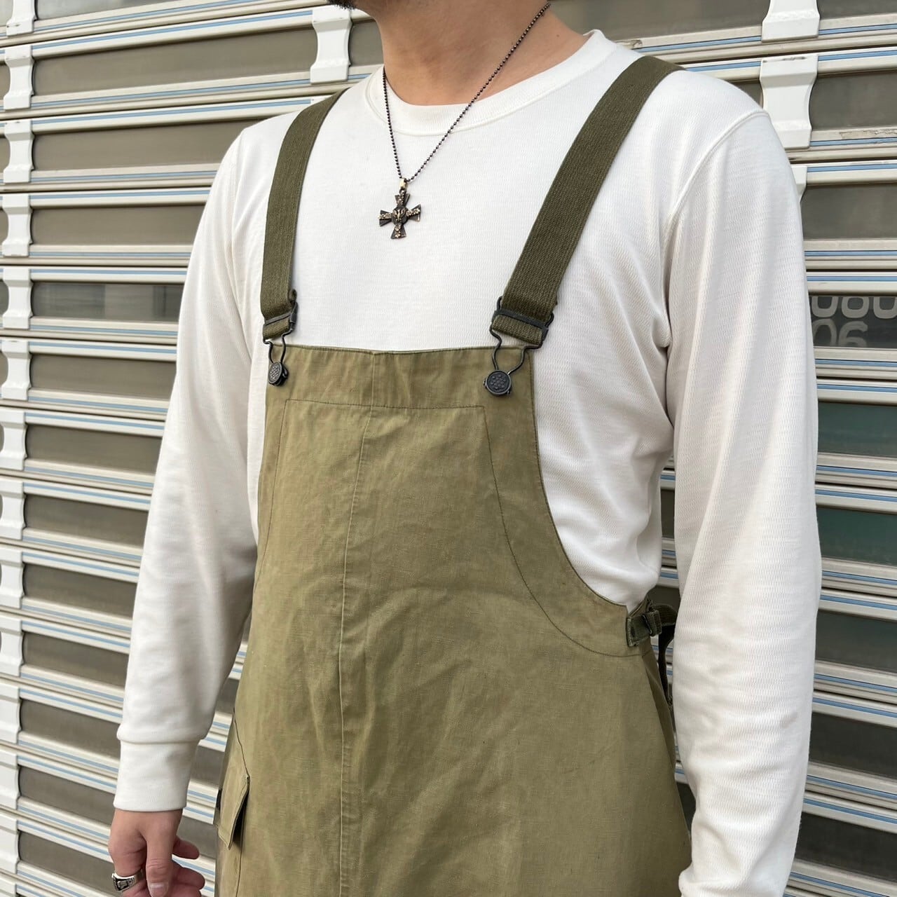 40s usnavy 米軍 実物 デッキ N-2 パンツ オーバーオール ゴム引き