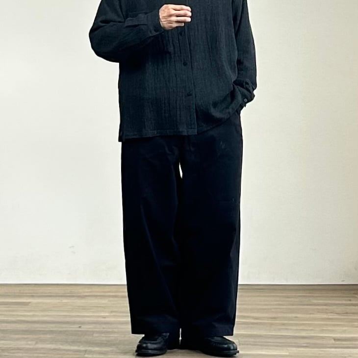 STILL BY HAND】PEACH SKIN WIDE TROUSERS スティルバイハンド ピーチ