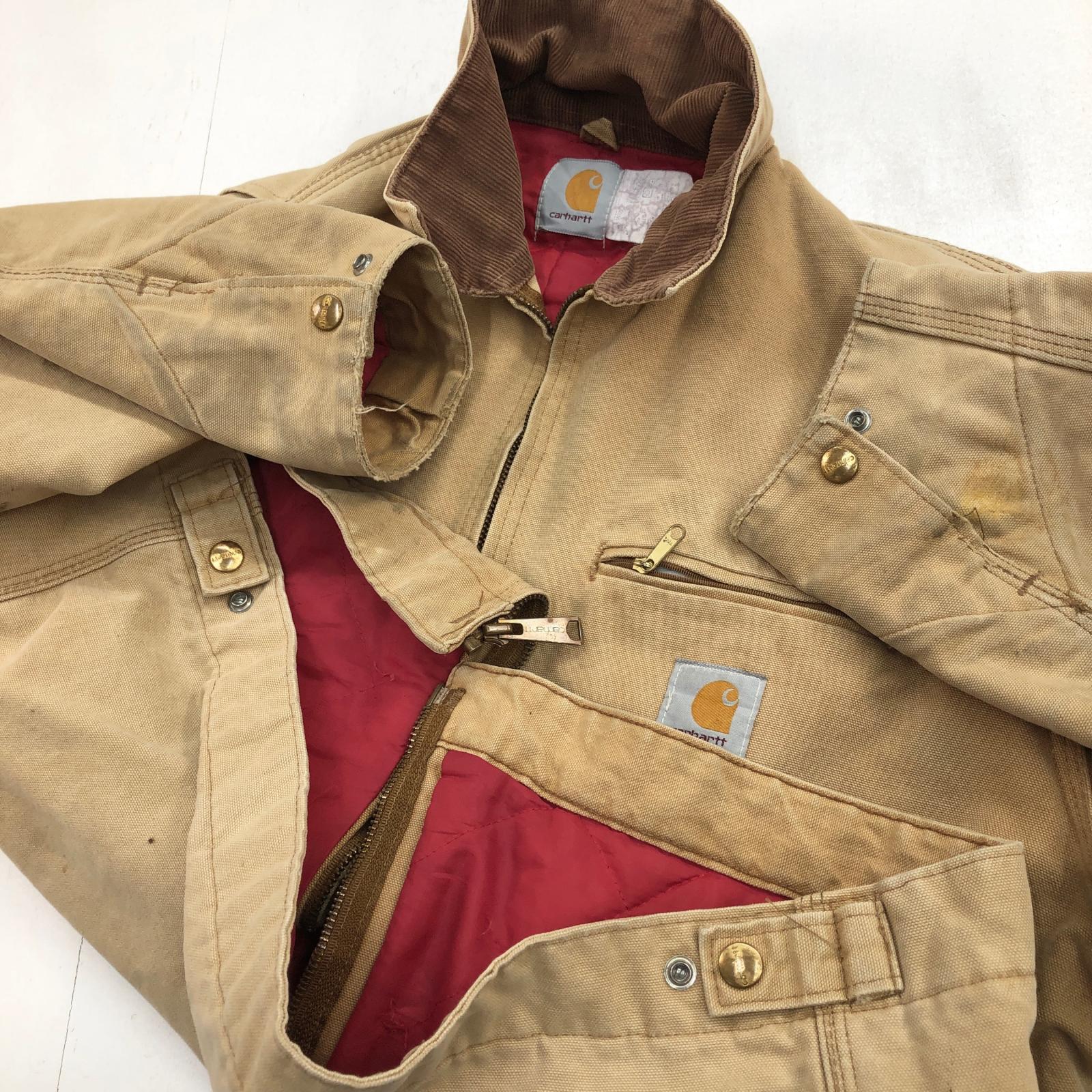 CARHARTT カーハート 80年代 USA製 J18 BRN ダック地 ワークジャケット