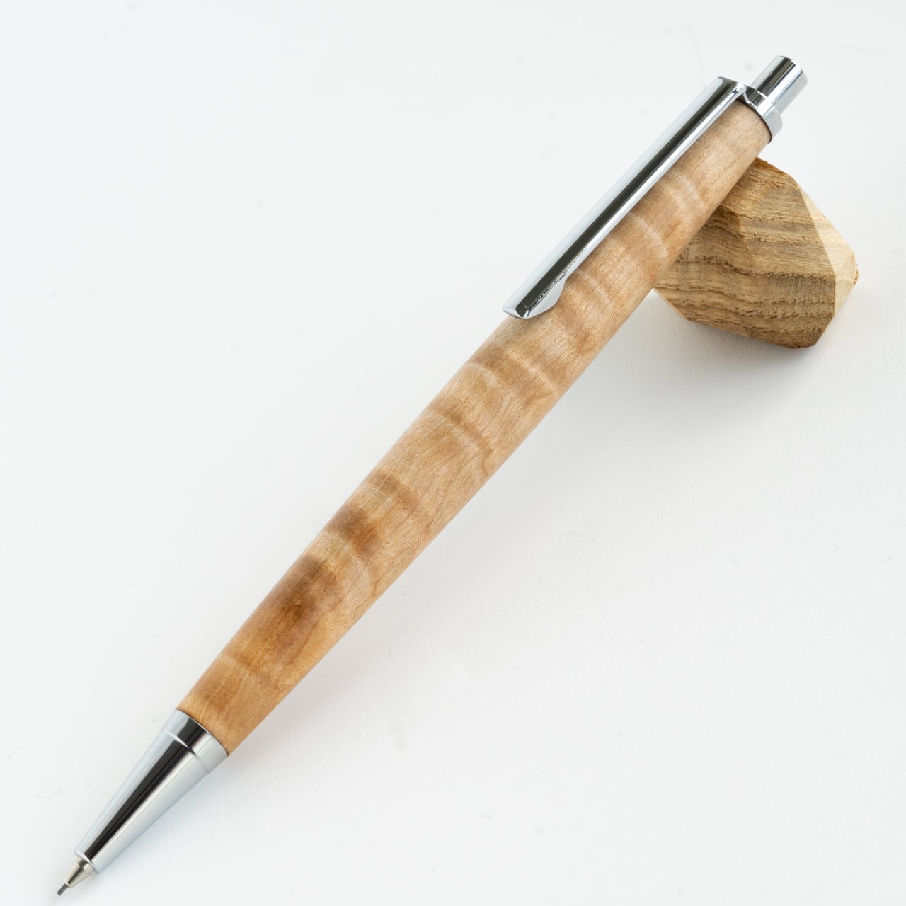 杢軸シャーペン】トチ（栃） 縮み杢 / 0.5mmシャープペンシル