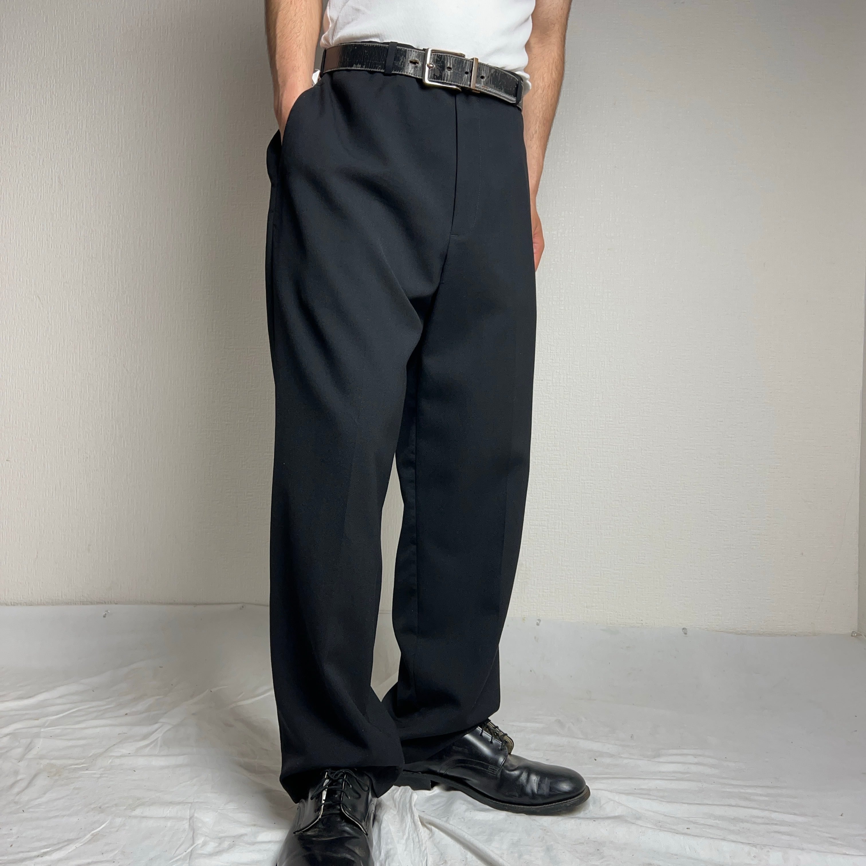 90's Levi's SLATES Slacks Black W34 90年代 スレイツ リーバイス