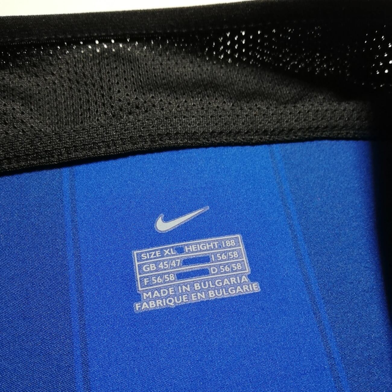 選手用]インテル 2003-04 Nike ホーム半袖 選手用 ユニフォーム