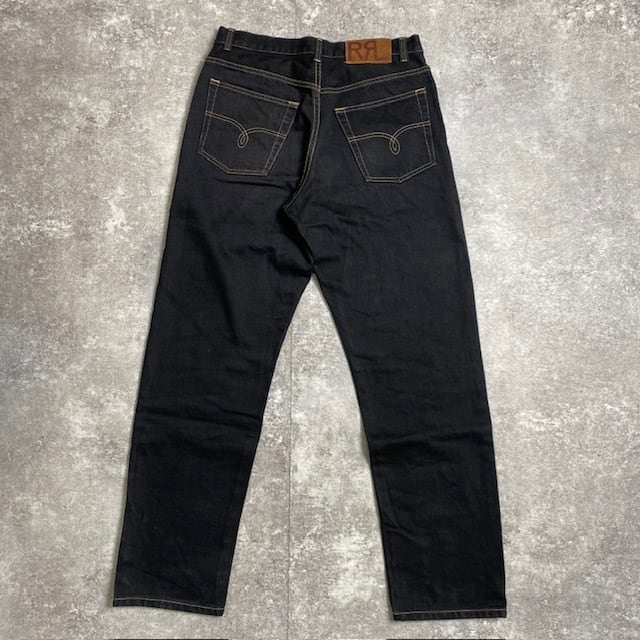 RRL 5ポケットブラックデニム USA製 Ralph Lauren Double RL ダブル
